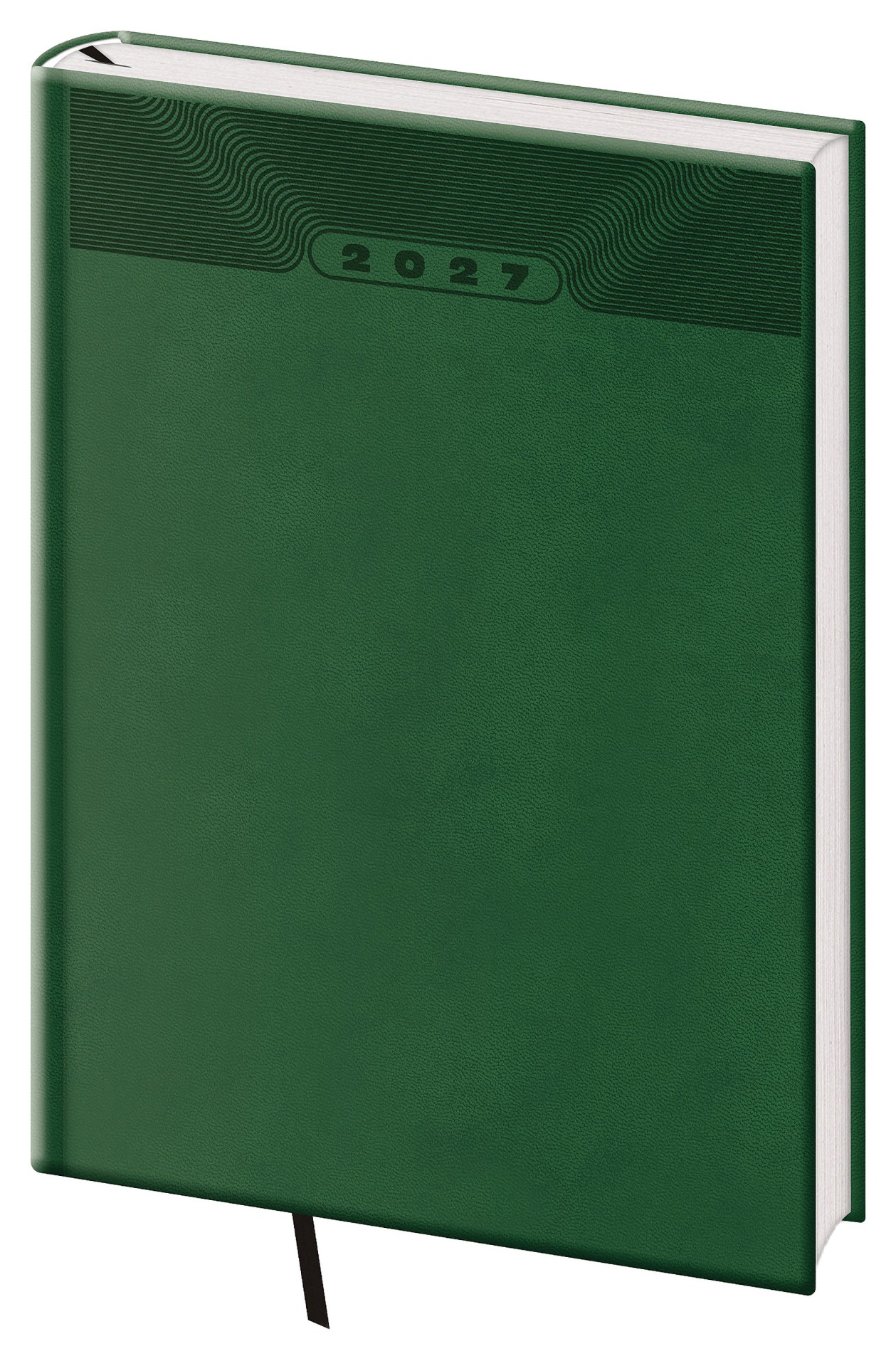 Týdenní diář 2027 Print Classic - A5, zelený