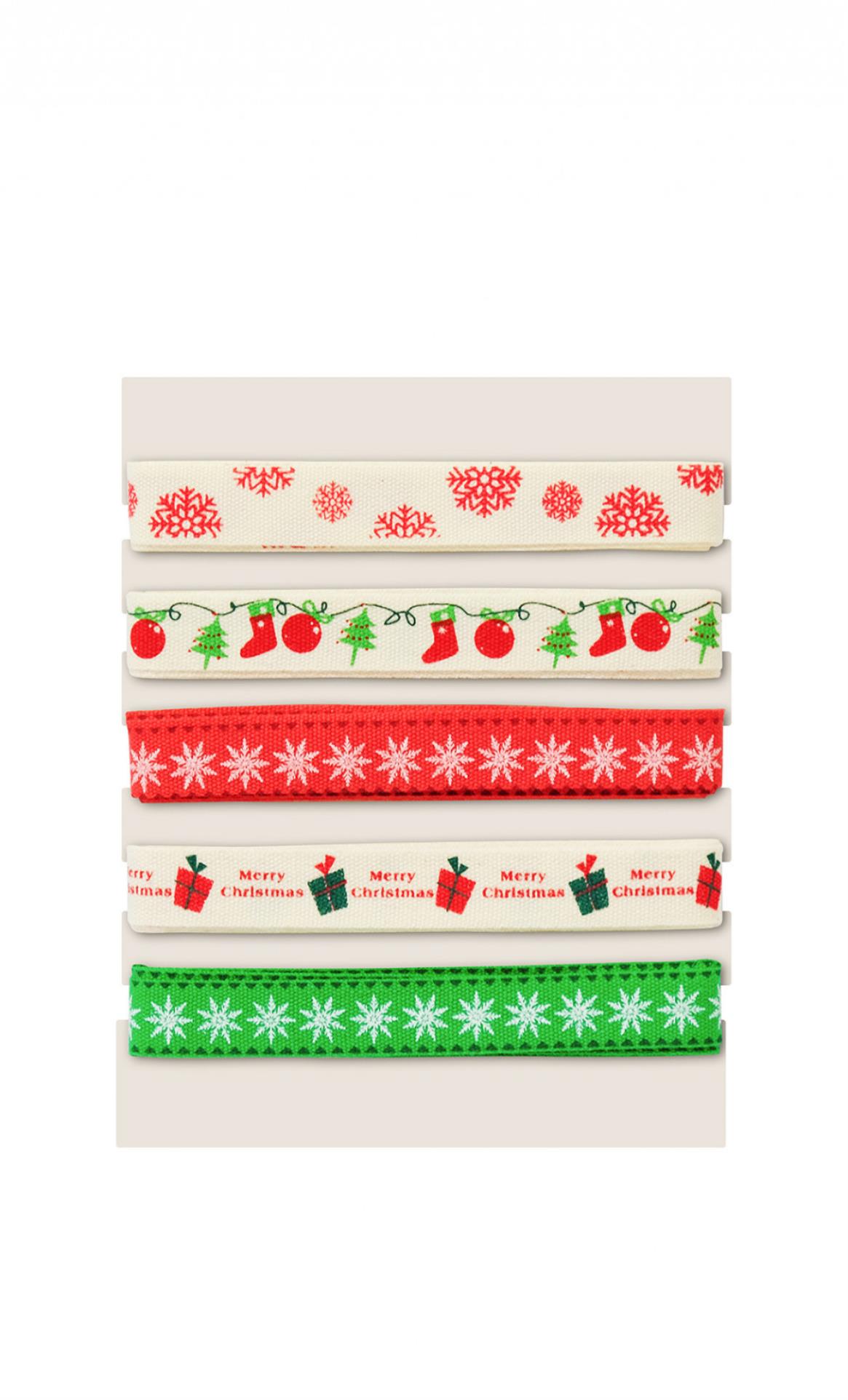 Galeria Papieru Dekorační stuha - vánoční sada 2., 5 x 1 m