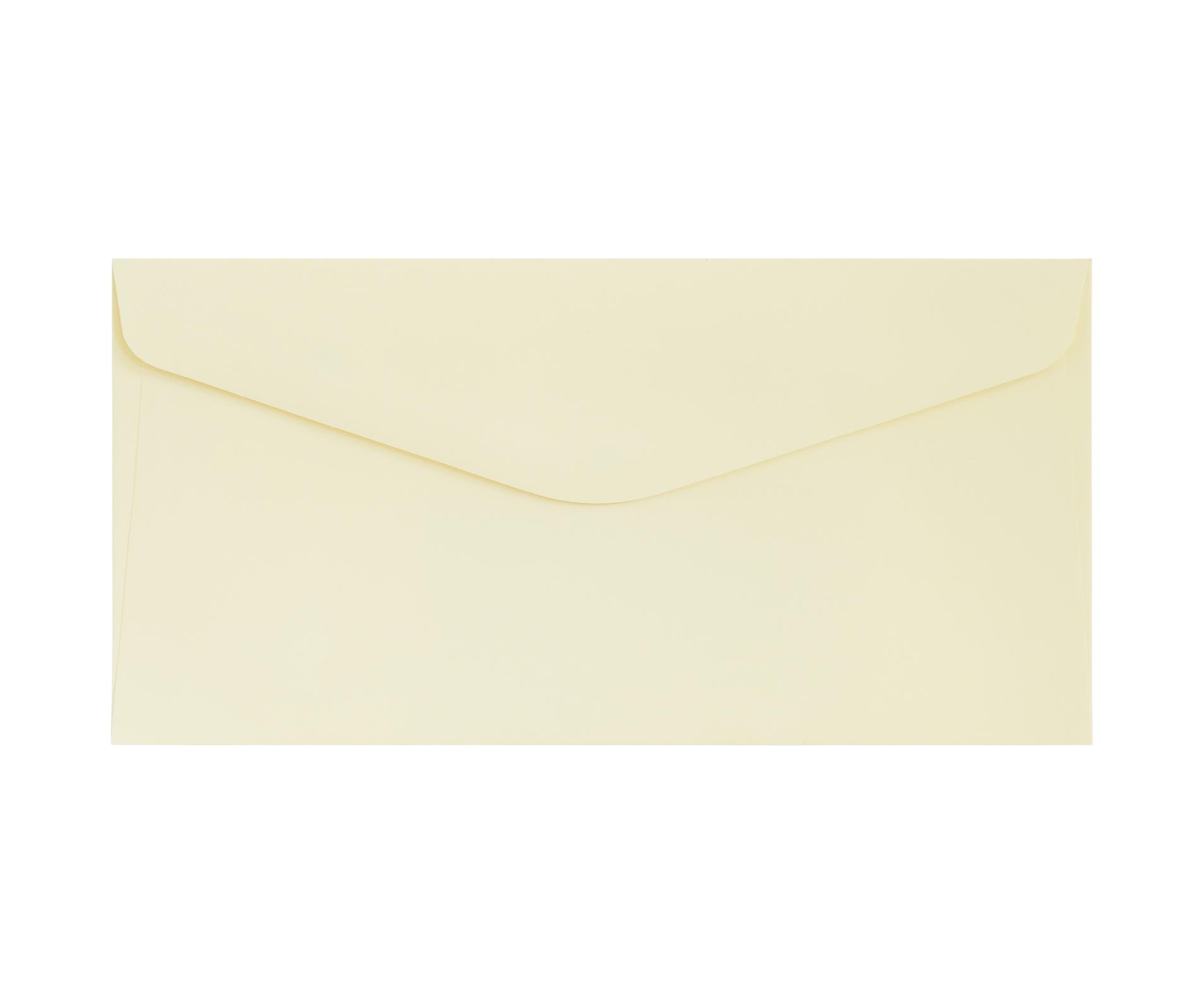 Galeria Papieru Ozdobné obálky Smooth - DL, 120 g/m2, tmavě krémové, 10 ks