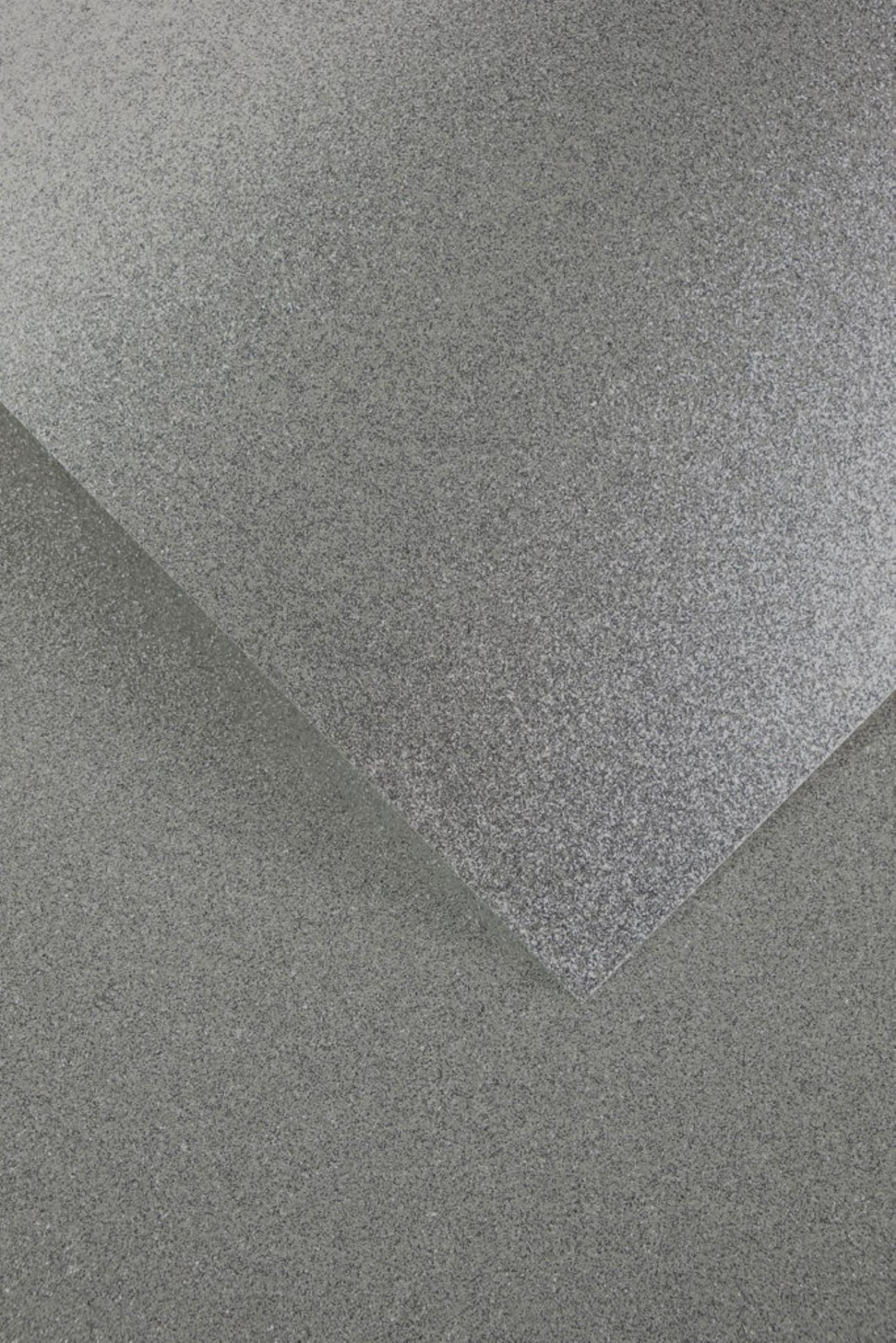 Galeria Papieru Kreativní papír A3 třpytivý  - 210 g/m2, stříbrný, 5 ks