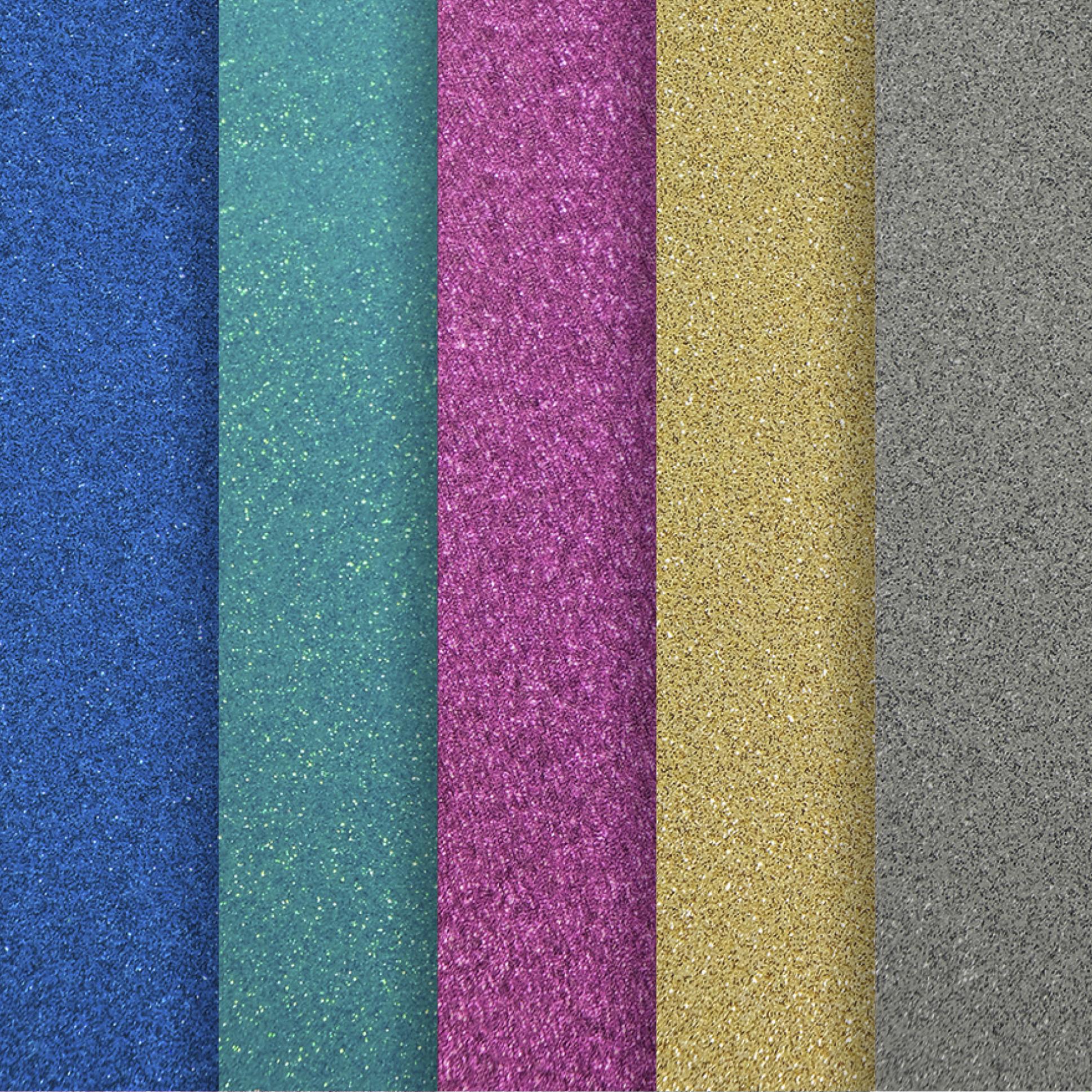 Galeria Papieru Kreativní papír A4 Glitter - 210 g/m2, mix barev, 5ks