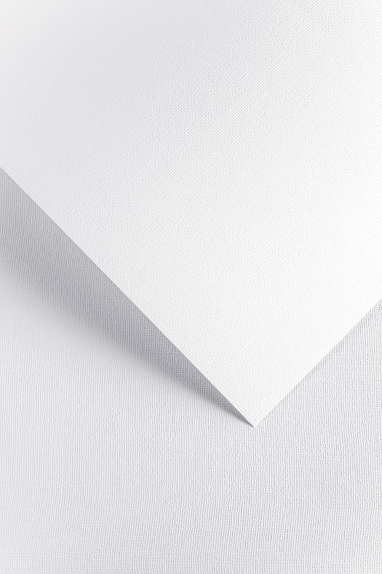 Galeria Papieru Ozdobný papír A4 Linen - 220 g/m2, bílý, 20 ks