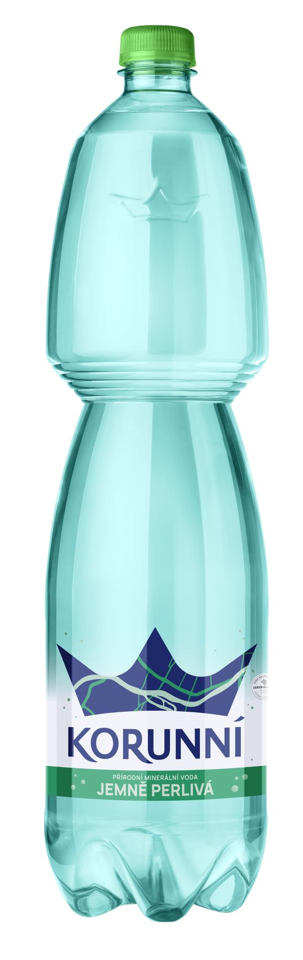 Levně Minerální voda Korunní - jemně perlivá, 6x 1,5 l