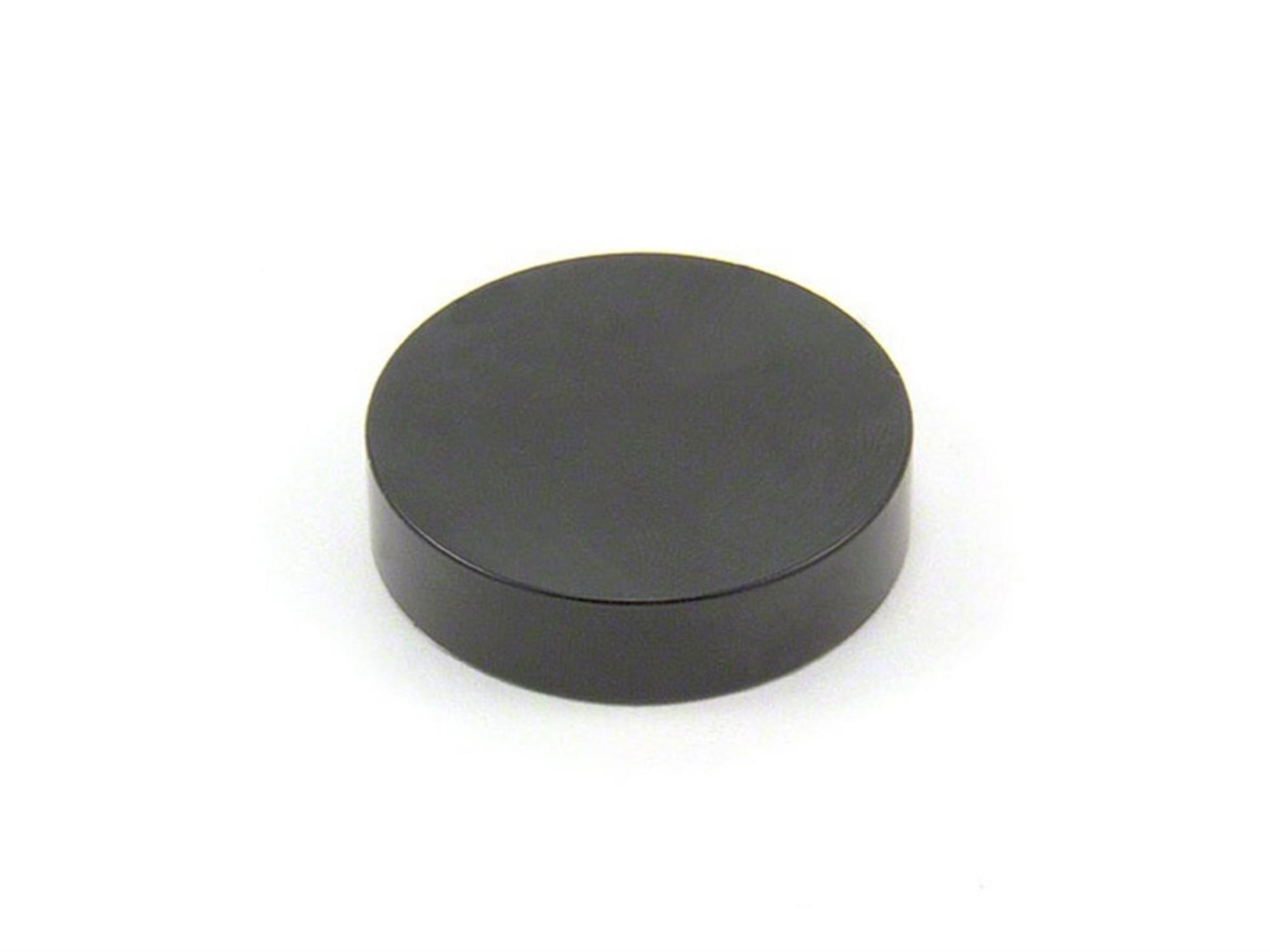 Levně Magnet kulatý - 26 mm, obyčejný, černý