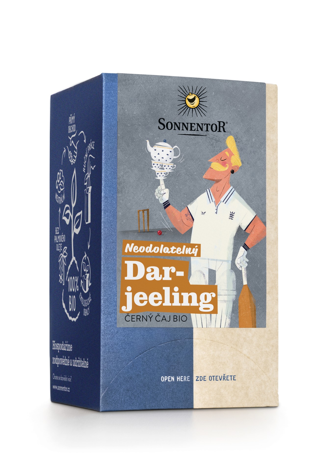 Levně Černý čaj Sonnentor - Neodolatelný Darjeeling, bio, 18 x 1,5 g, 27 g