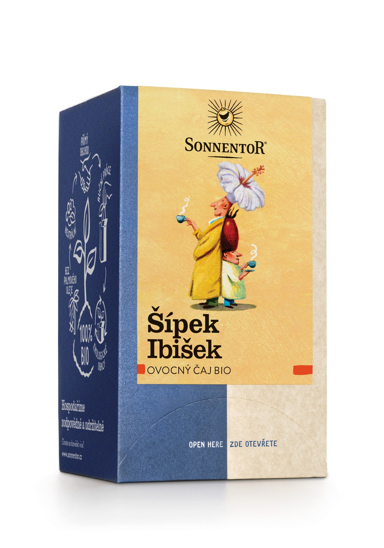 Bylinný čaj Sonnentor - šípek, bio, 18 x 3 g, 54 g