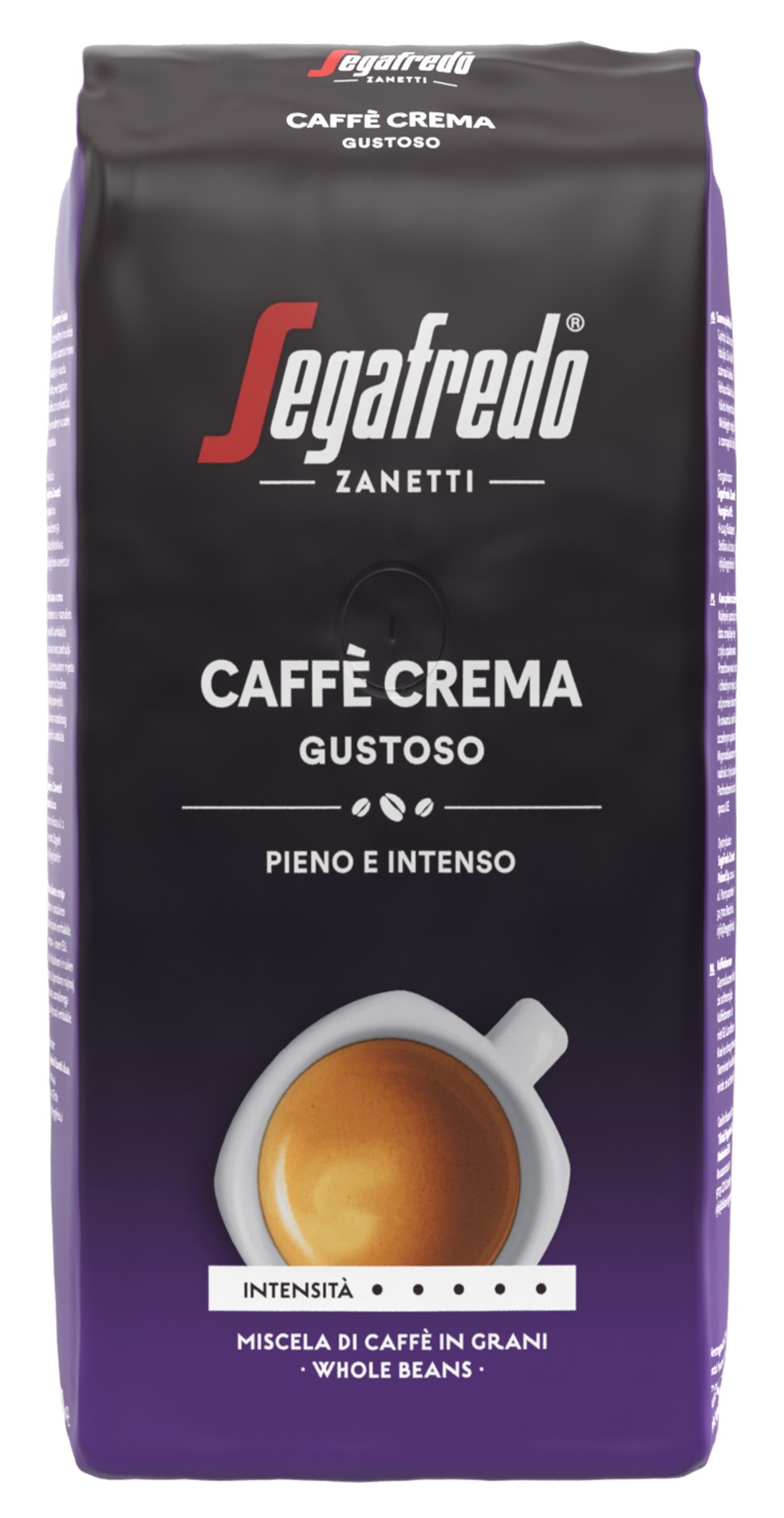 Segafredo Caffe Crema Gusto - zrnková káva - 1000 g