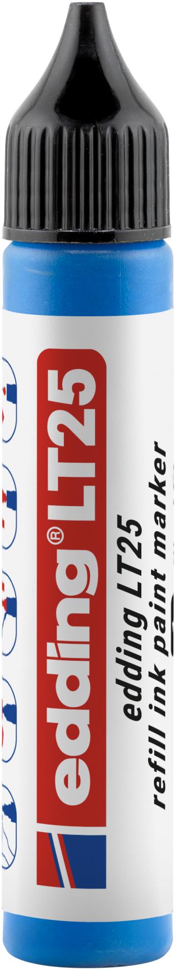 Náhradní inkoust pro lakové popisovače Edding Ecoline LT 25 - modrý