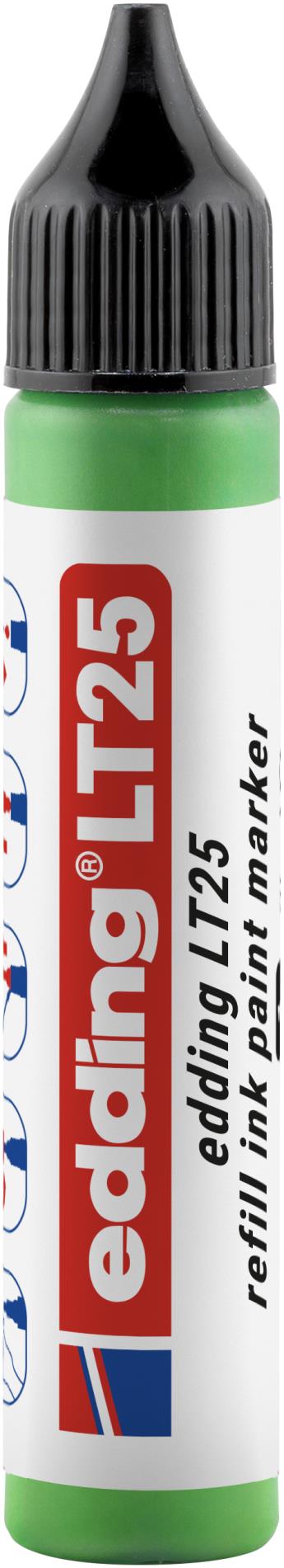 Náhradní inkoust pro lakové popisovače Edding Ecoline LT 25 - zelený