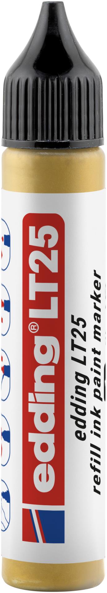 Náhradní inkoust pro lakové popisovače Edding Ecoline LT 25 - zlatý