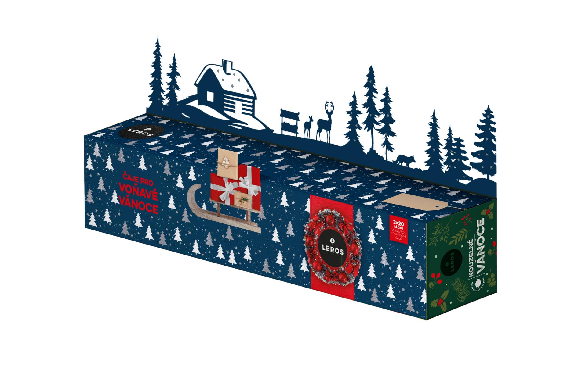 LEROS Čaje pro voňavé Vánoce 3 x 20 sáčků