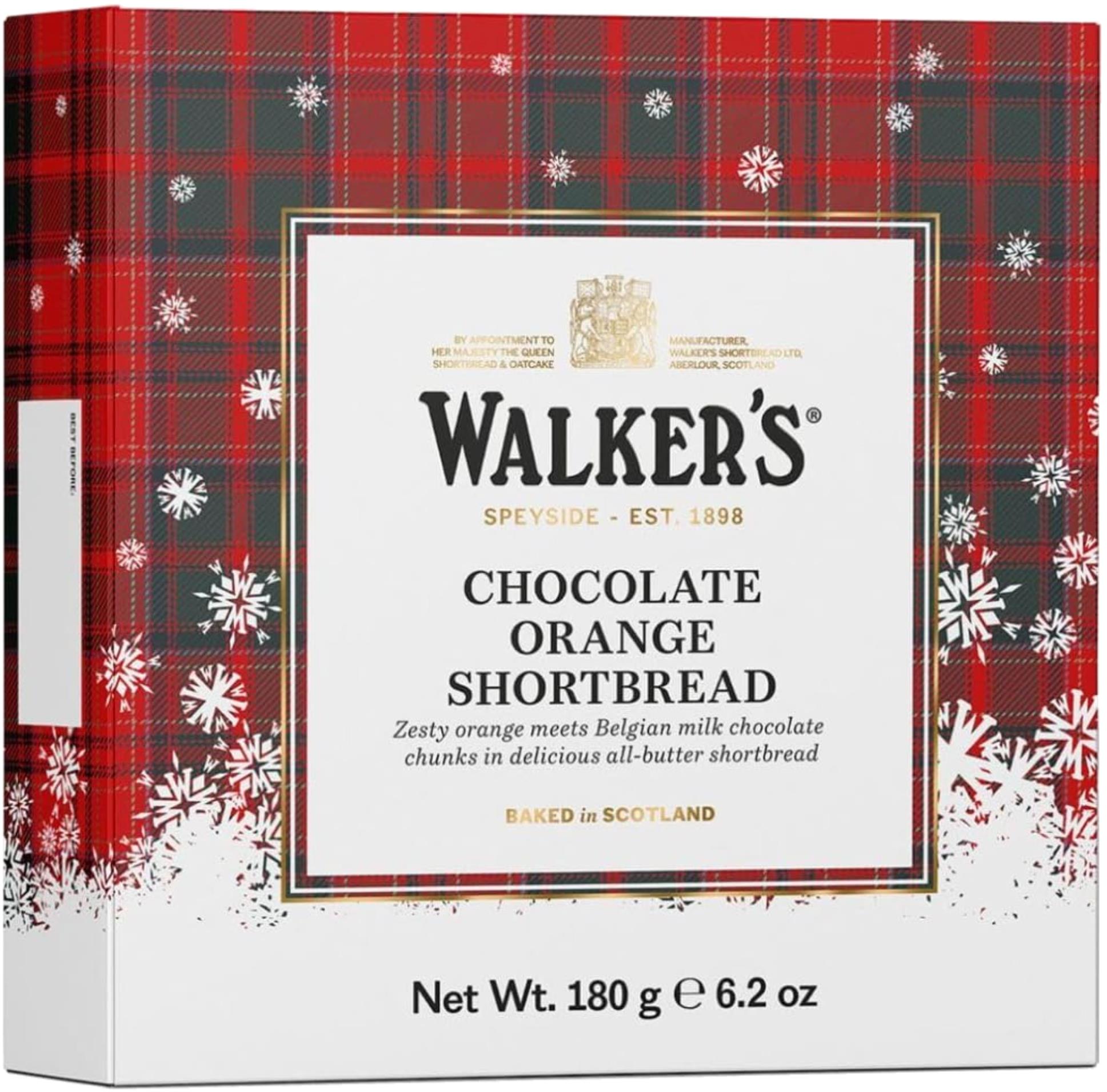 Skotské máslové sušenky s příchutí Pomeranč a čokoláda, 180 g