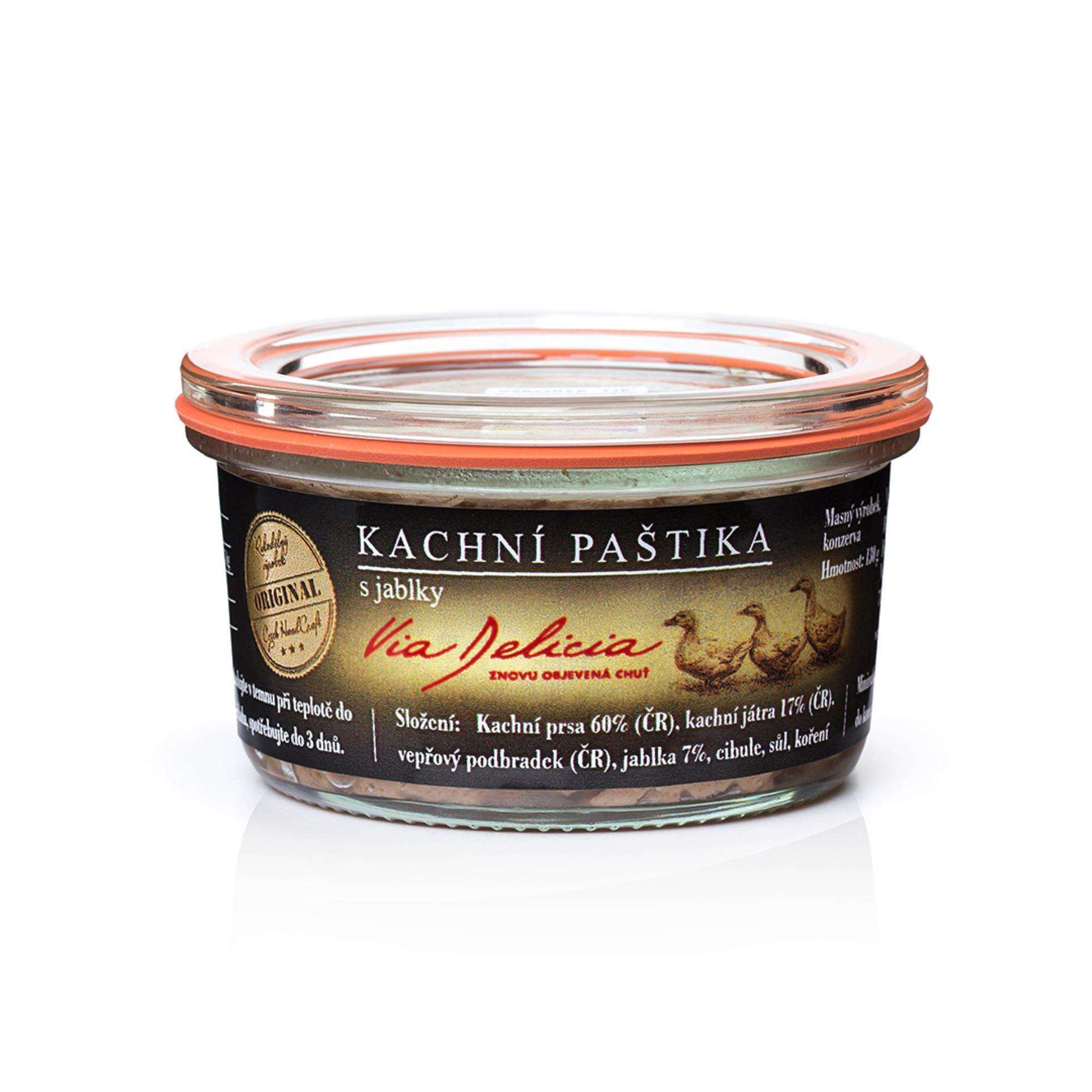 Via Delicia Kachní s jablky 130 g