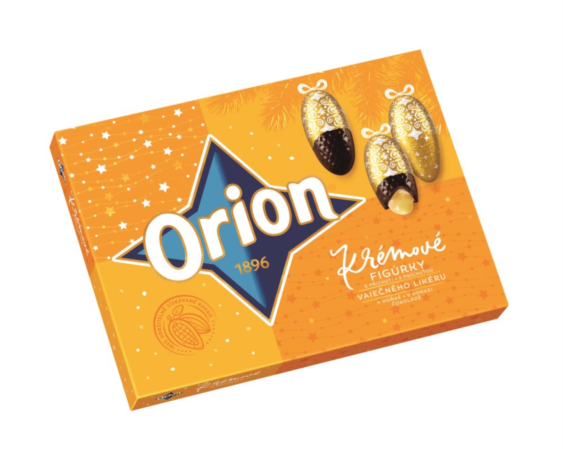 Orion krémové figurky s příchutí vaječného likéru, 333 g