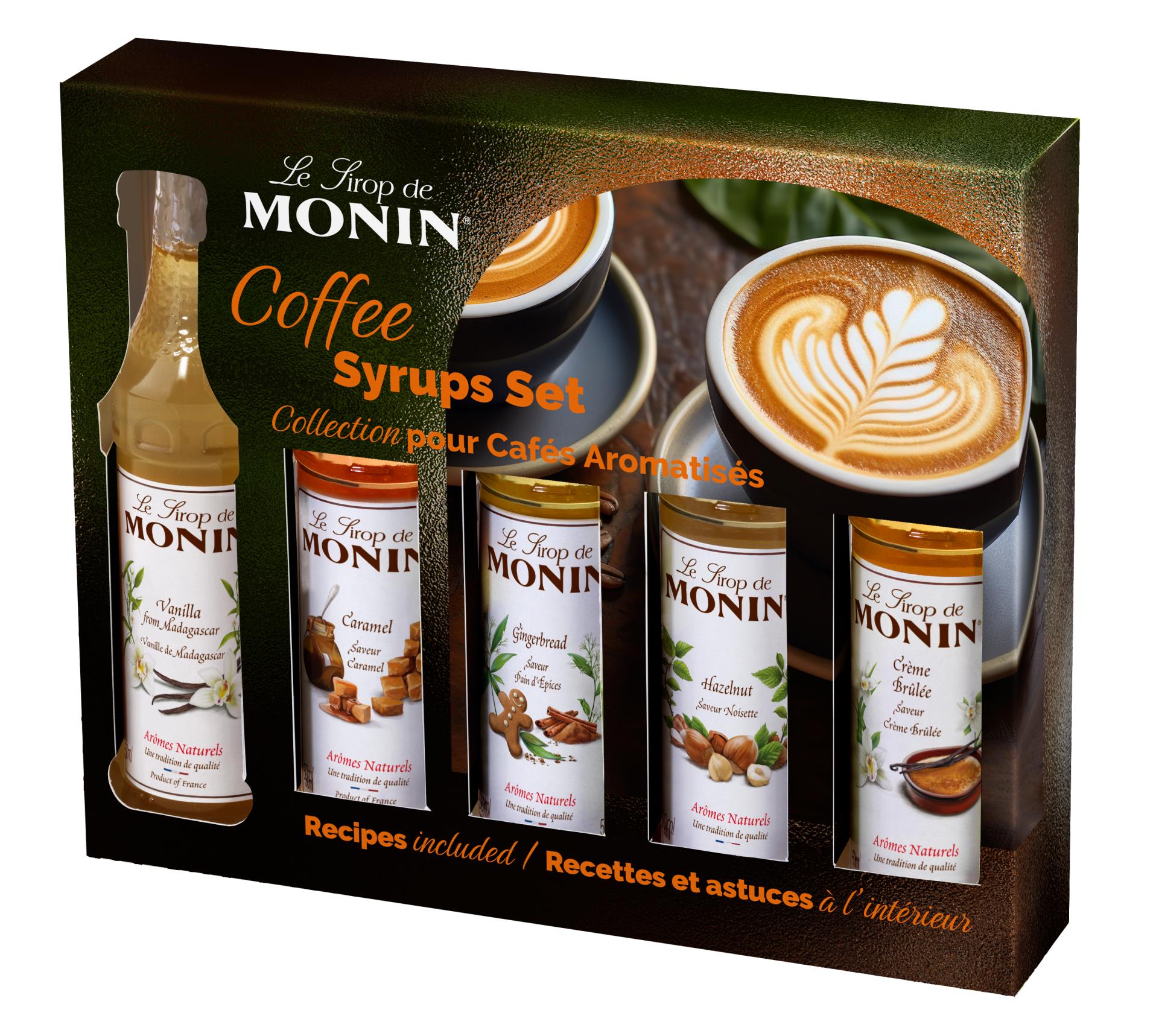 Set sirupů MONIN Coffee, 5 x 0,05 l