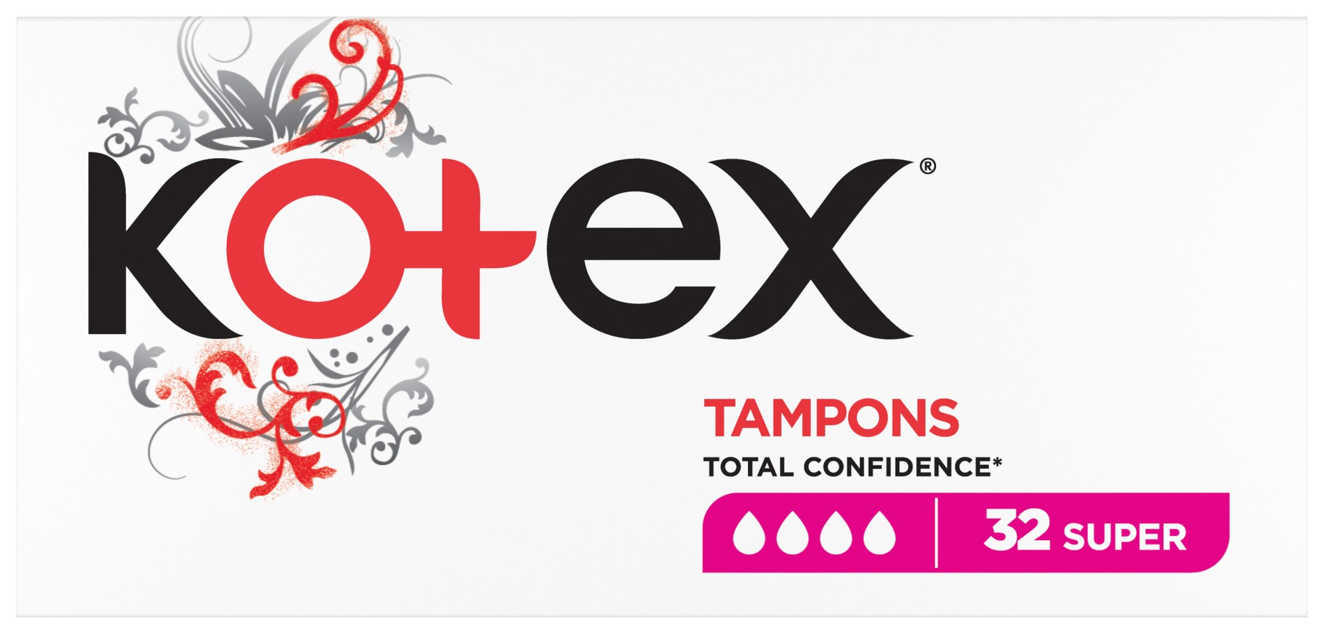 Levně Tampony Kotex - super, 32 ks