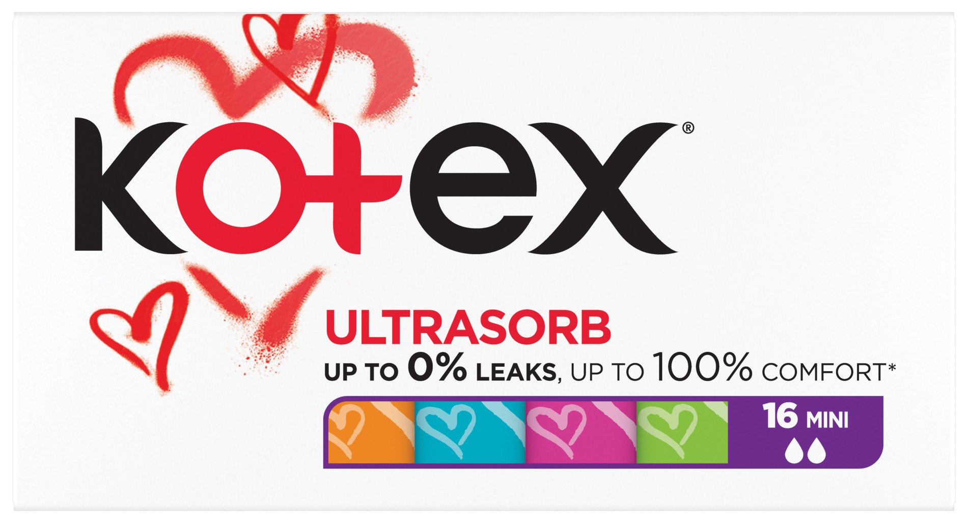 Levně Tampony Kotex Ultra Sorb - mini, 16 ks