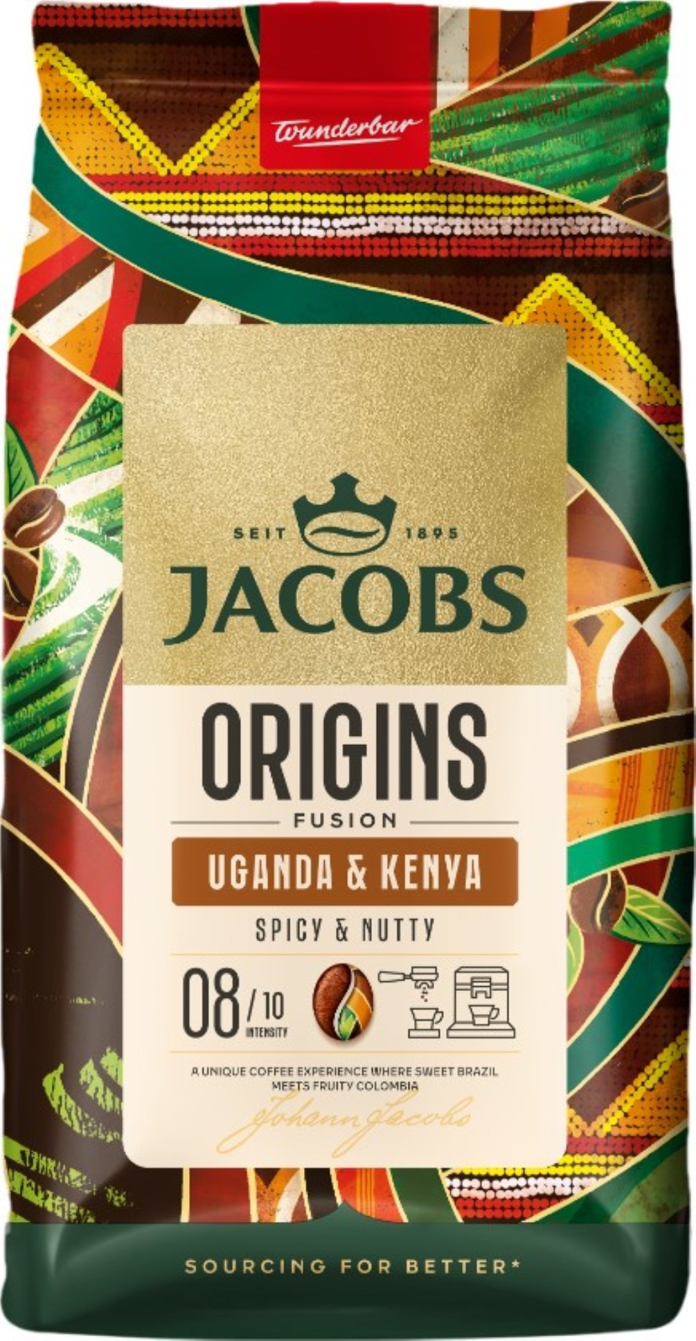 Jacobs Origins Kenya and Uganda zrnková káva