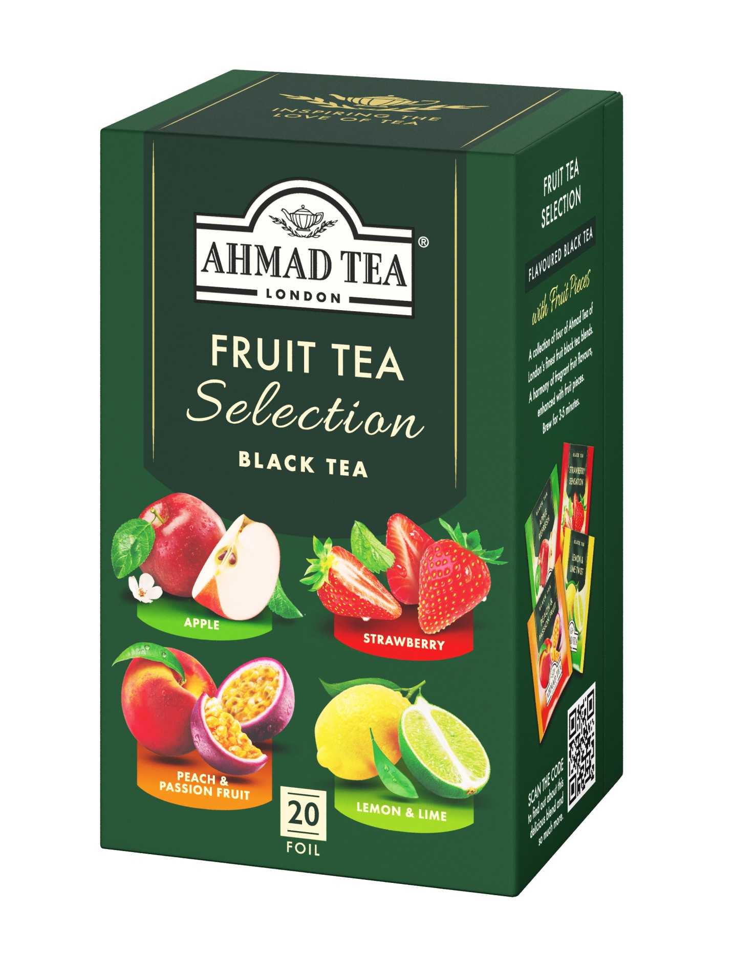 Levně Ahmad Tea Výběr černých čajů s příchutí 20 x 2 g