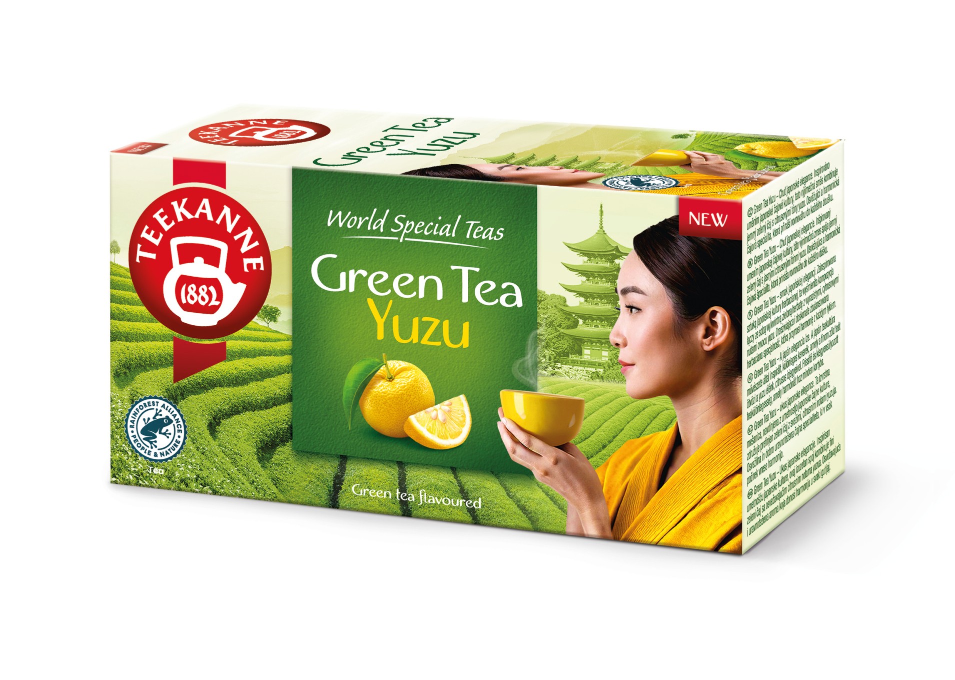 Levně Zelený čaj Teekanne - Yuzu, 20x 1,75 g, 35 g