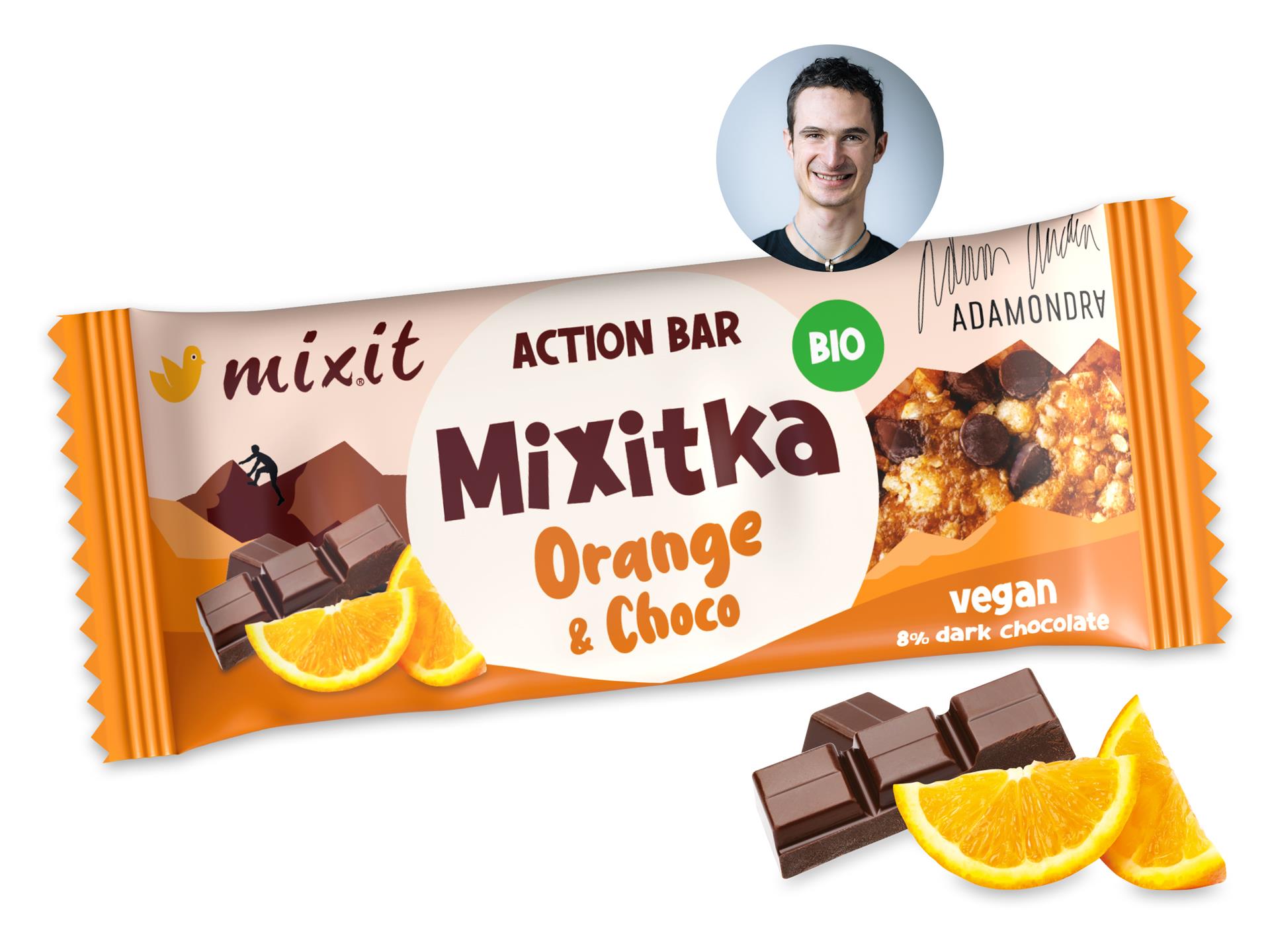 Levně MIXIT Mixitka Adama Ondry pomeranč a čokoláda BIO 34 g