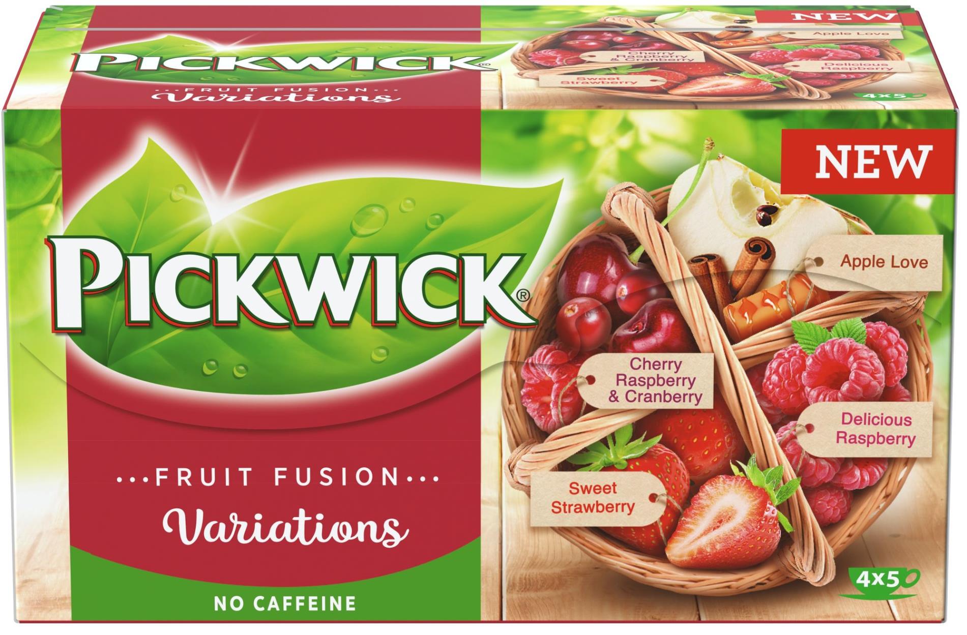 Pickwick Fruit Fusion - ovocný čaj - červené variace