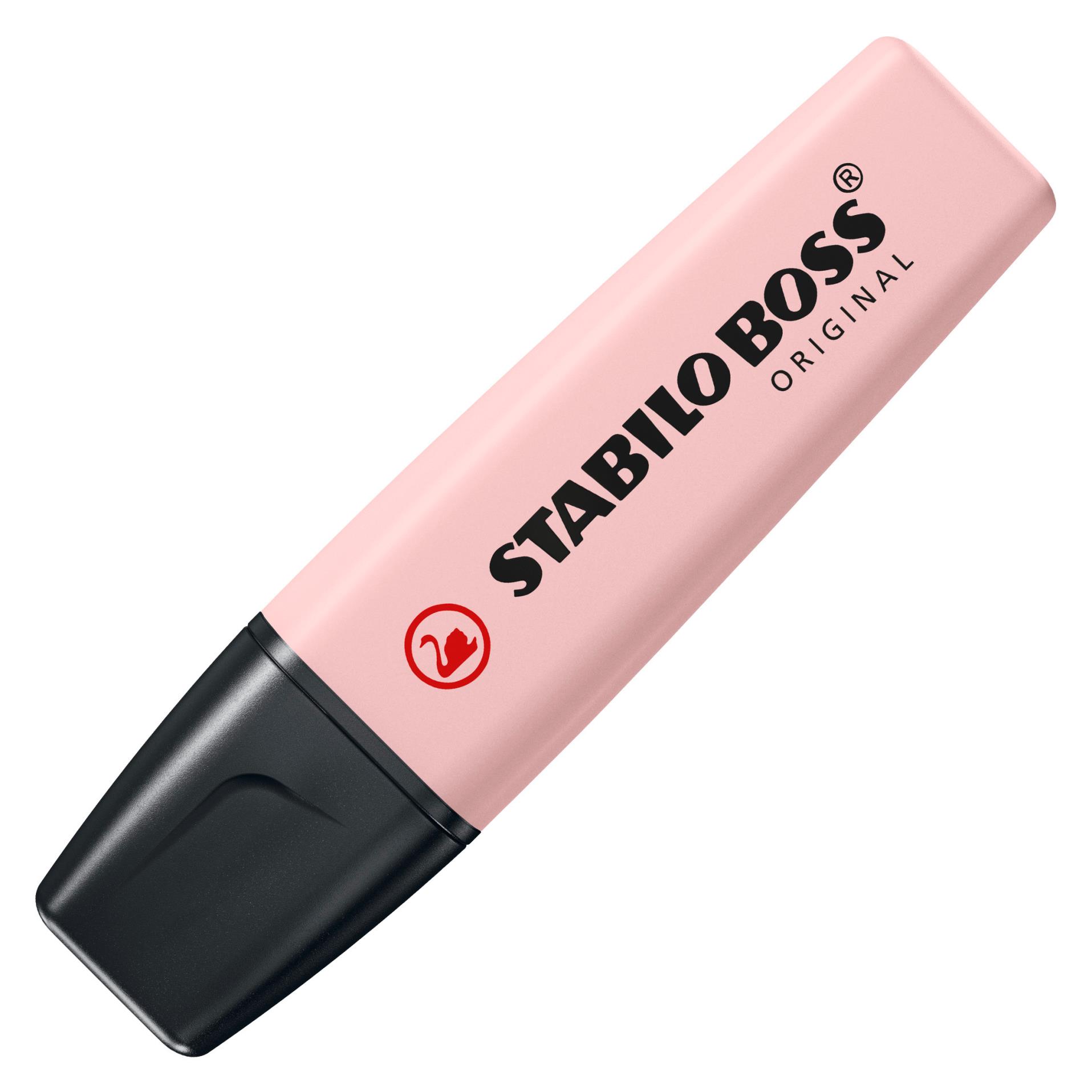 Levně Zvýrazňovač STABILO BOSS ORIGINAL NatureCOLORS Wildflower - pudrově růžový