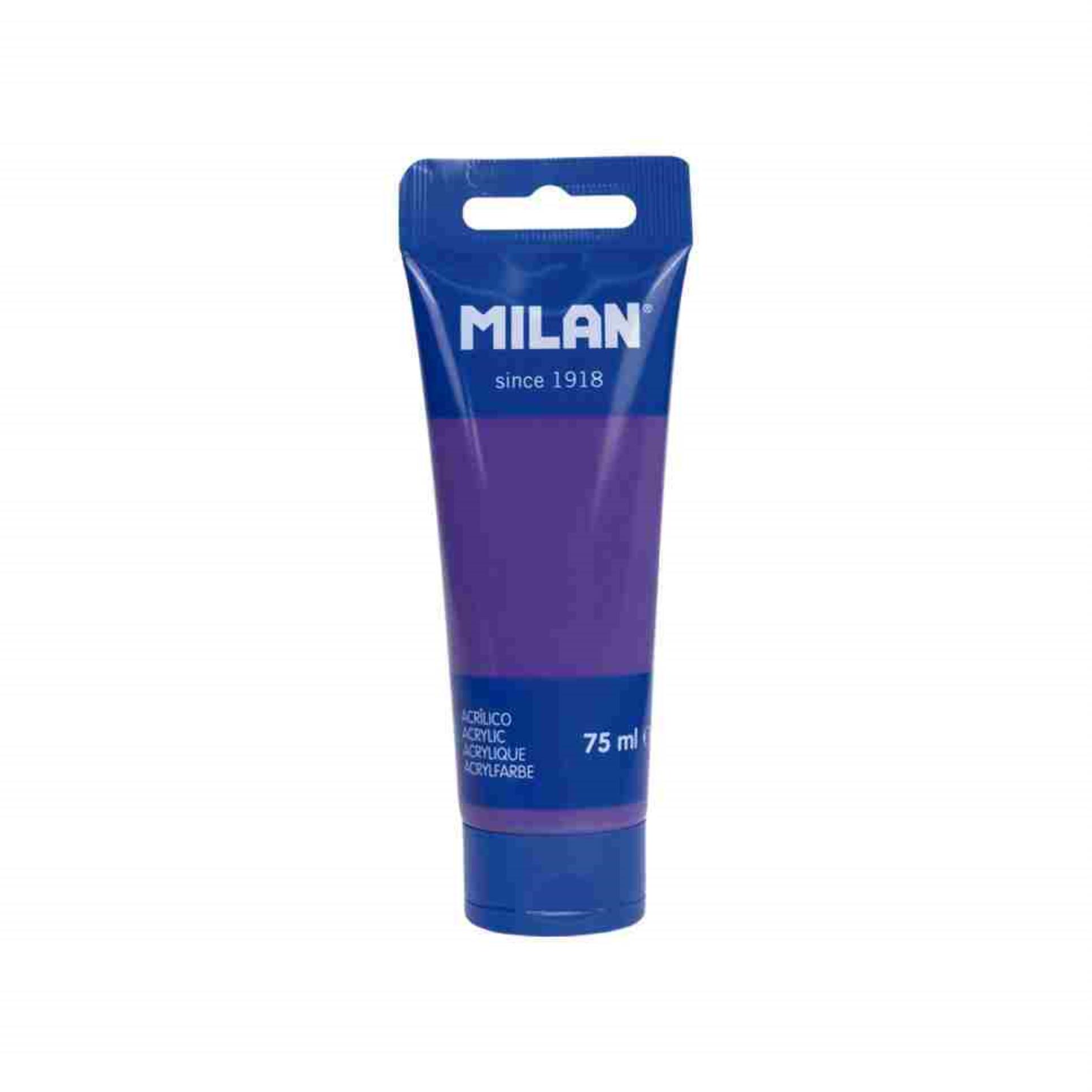 Akrylová barva Milan - 75 ml, fialová