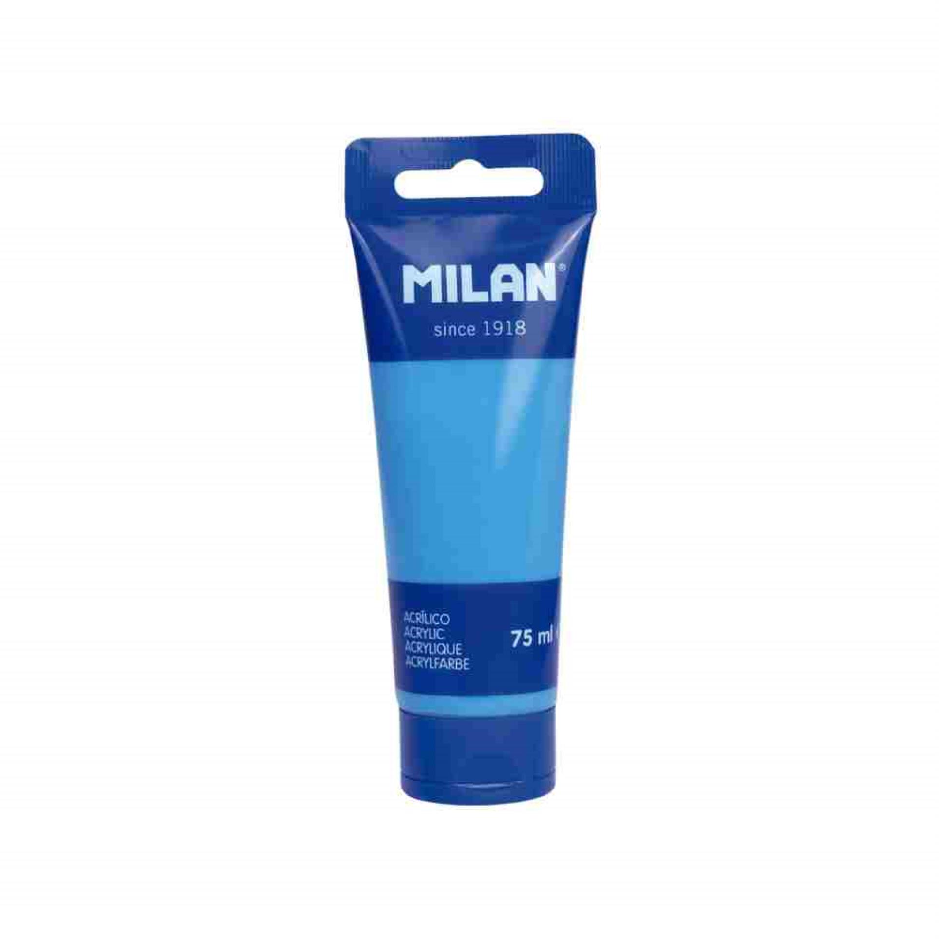 Akrylová barva Milan - 75 ml, modrá