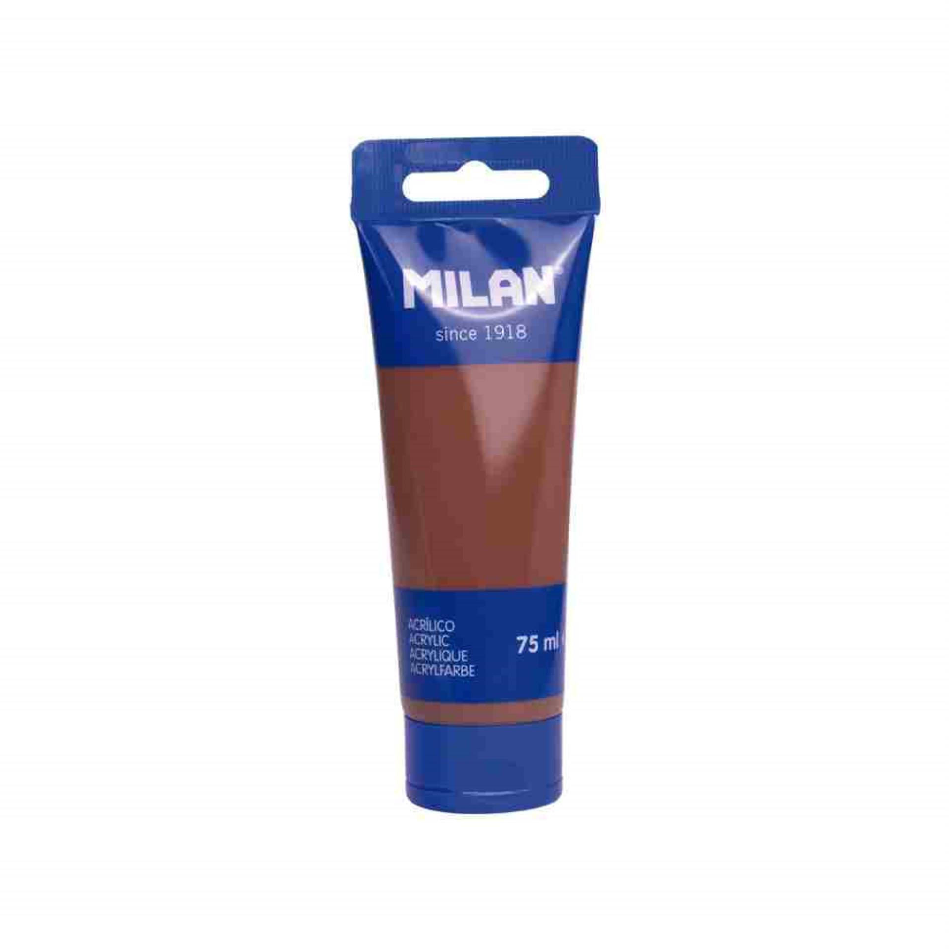 Akrylová barva Milan - 75 ml, hnědá
