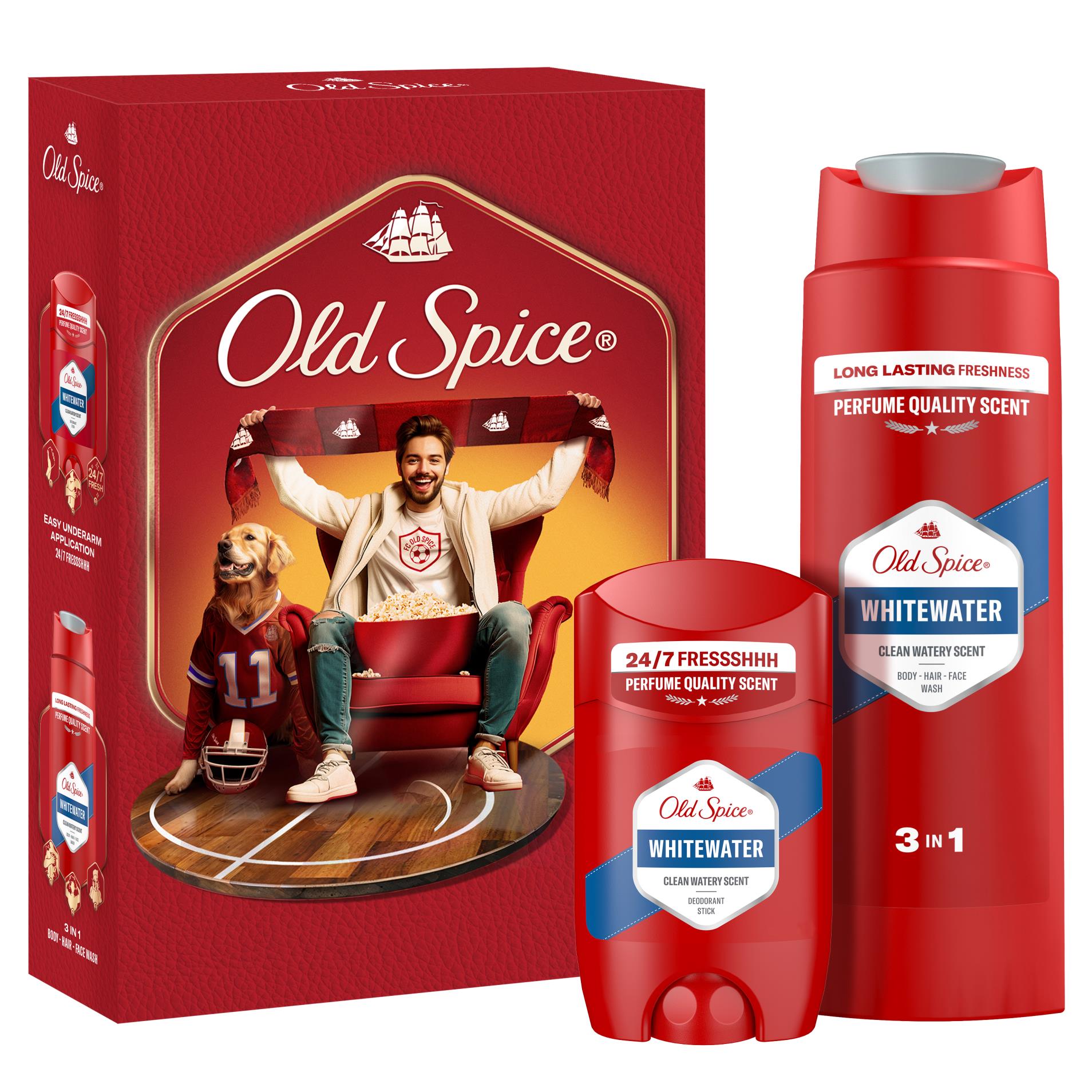 Dárková sada Old Spice Whitewater- sticki, sprchový gel