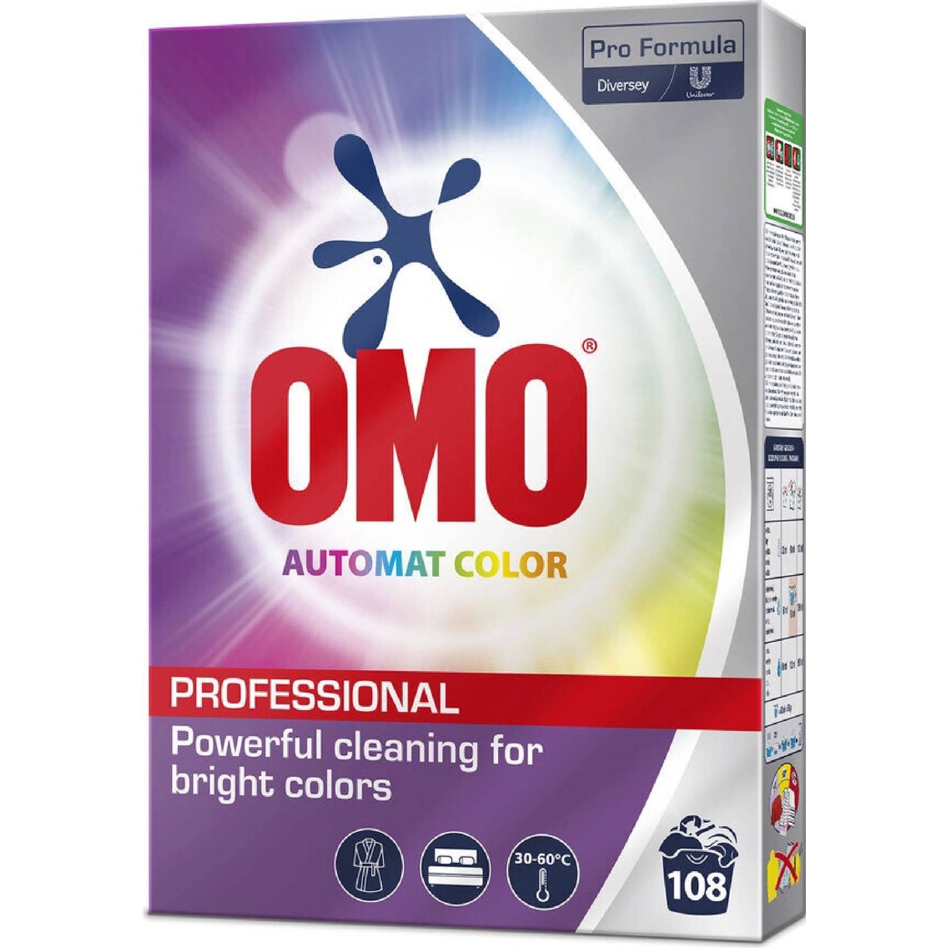 Levně Prací prášek Omo Color - na barevné prádlo, 5,4 kg, 108 pracích dávek