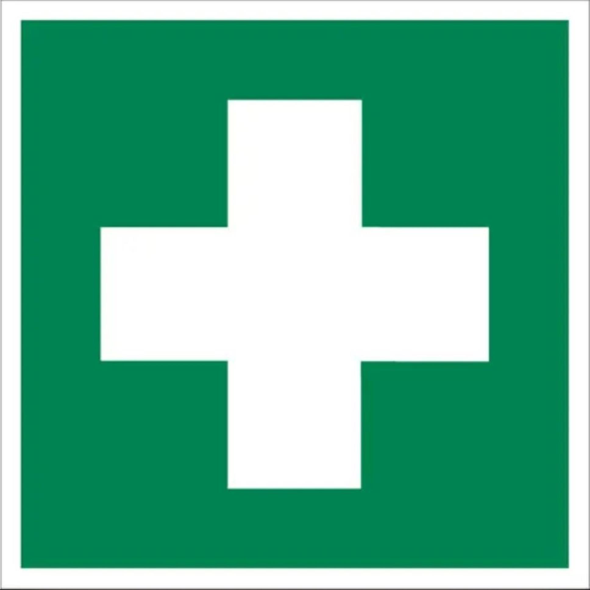 Značka První pomoci - samolepicí fólie, 20 × 20 cm