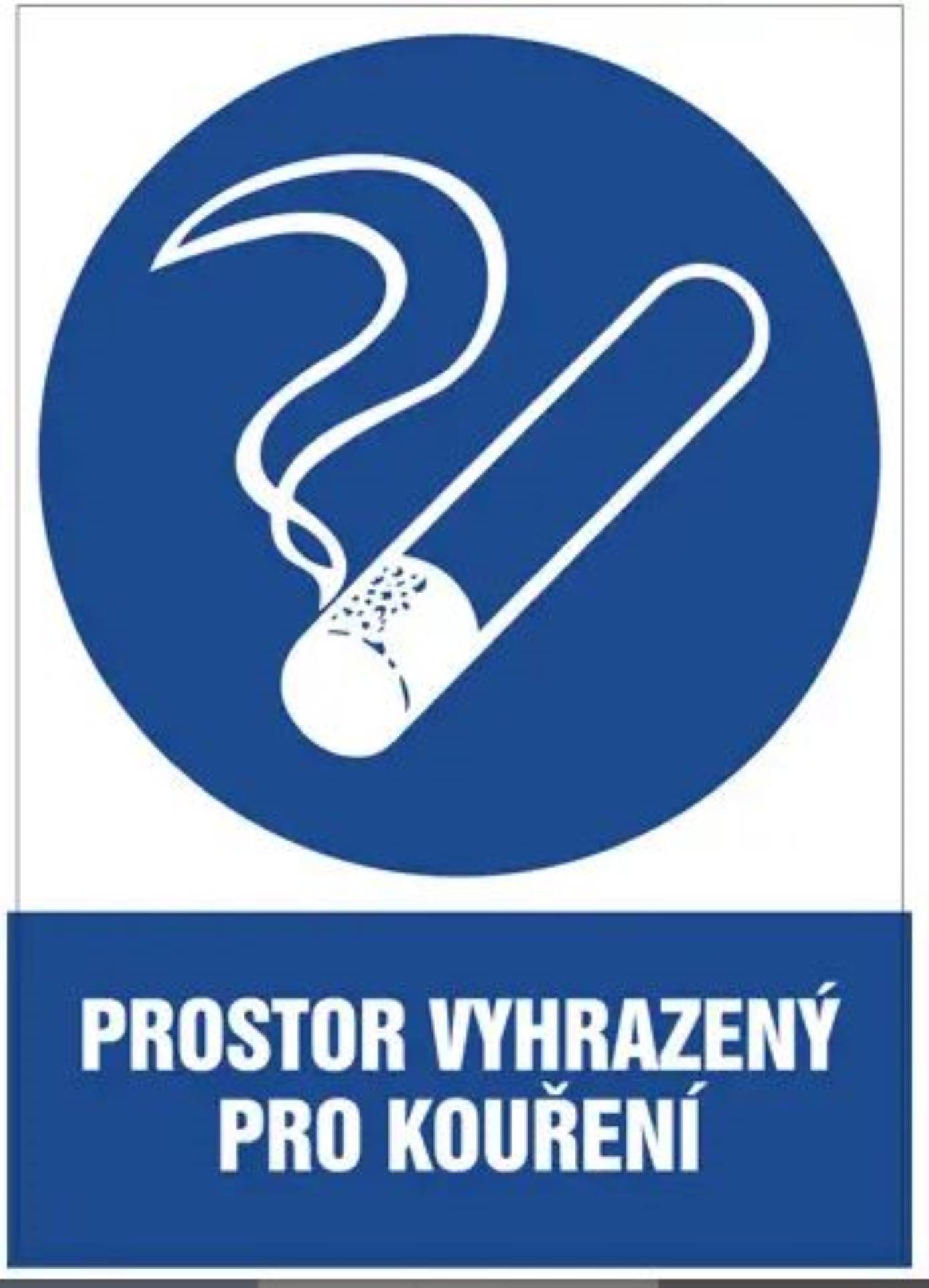 Značka Prostor vyhrazený pro kouření