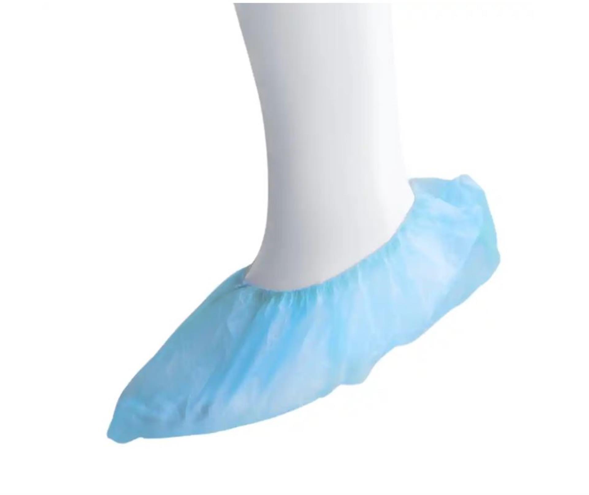 Návleky na obuv CPE - modré, 100 ks