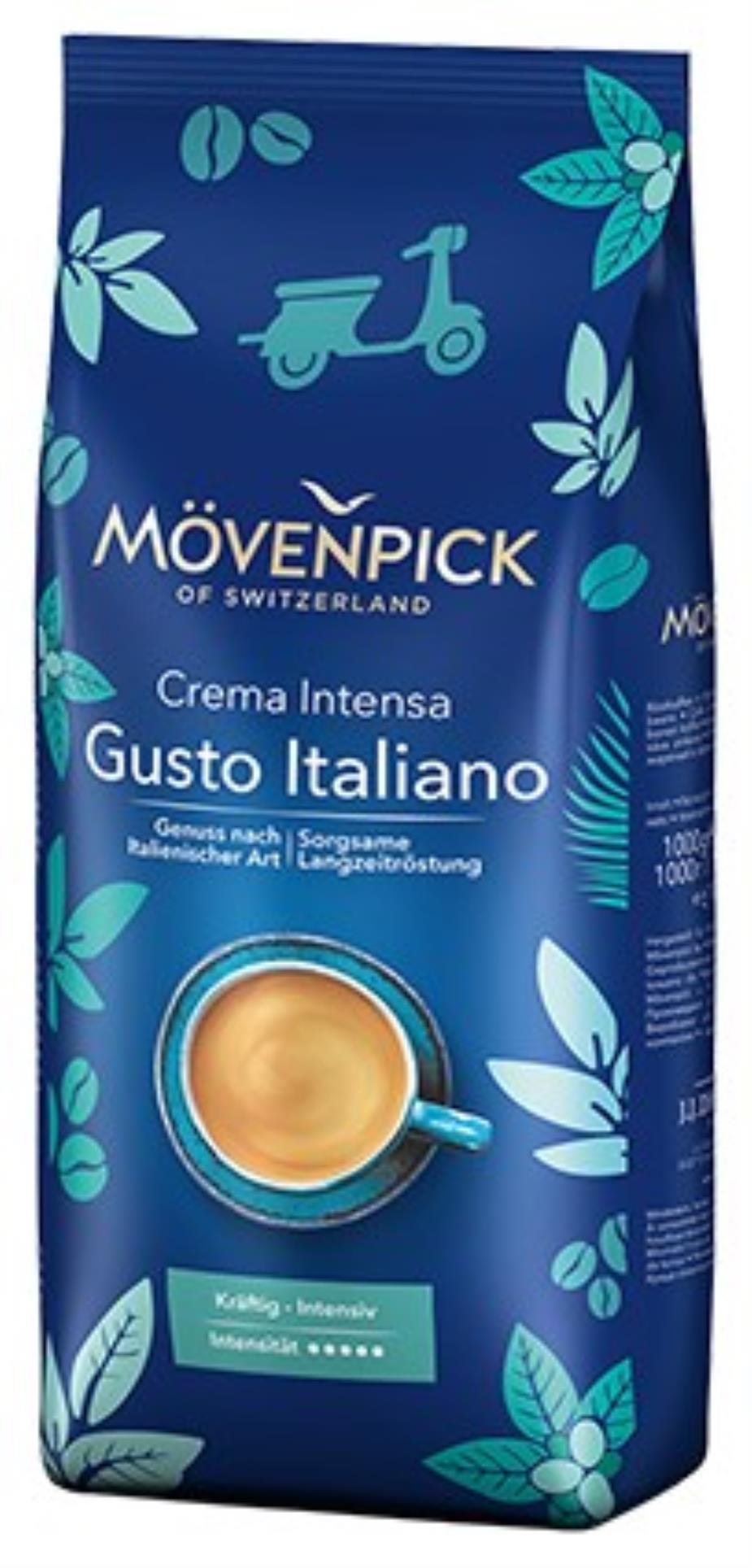 Levně Zrnková káva MÖVENPICK - Caffé Crema Gusto Italiano, 1 kg