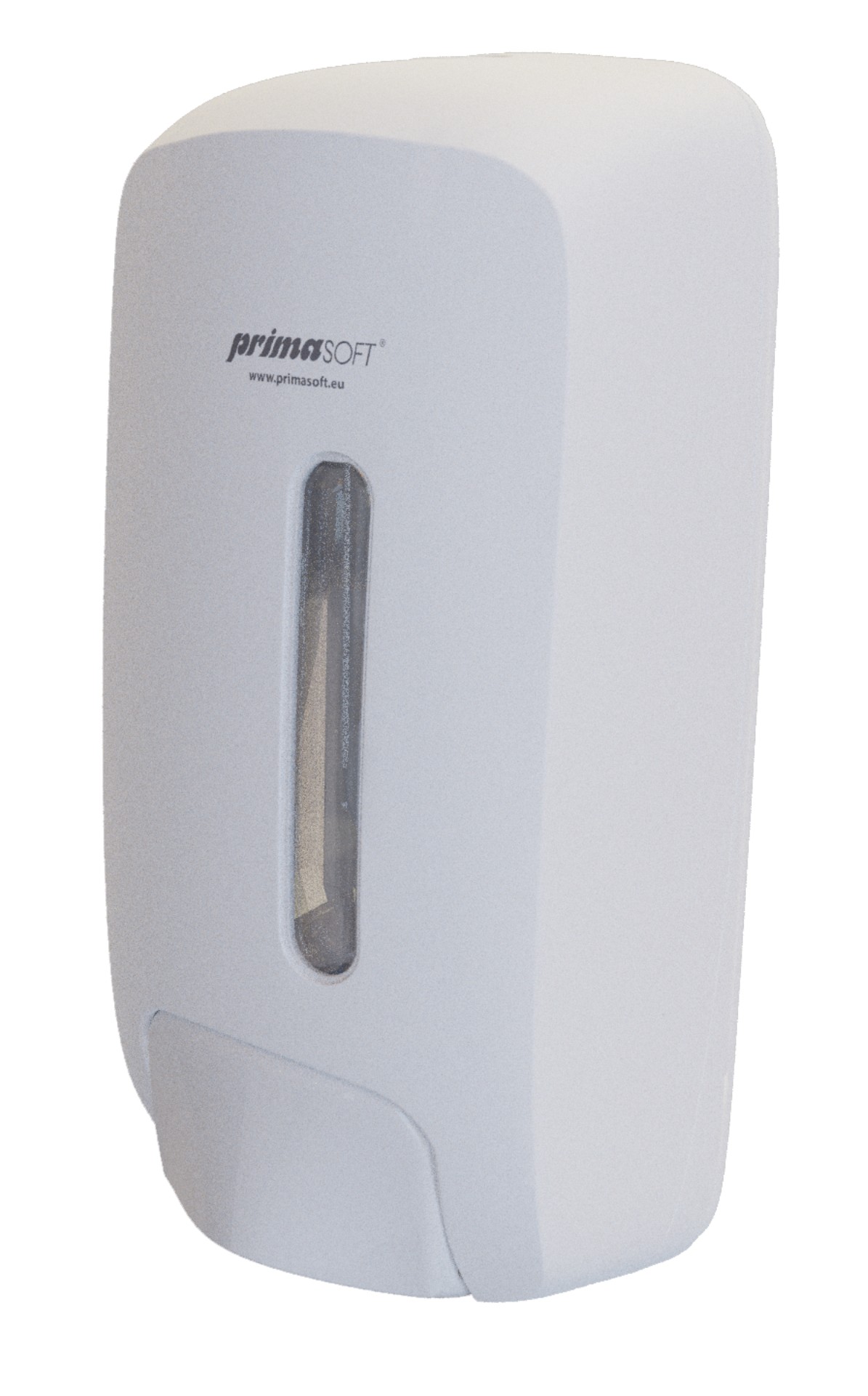 Dávkovač tekutého/pěnového mýdla PrimaSOFT - bílý, 1 l