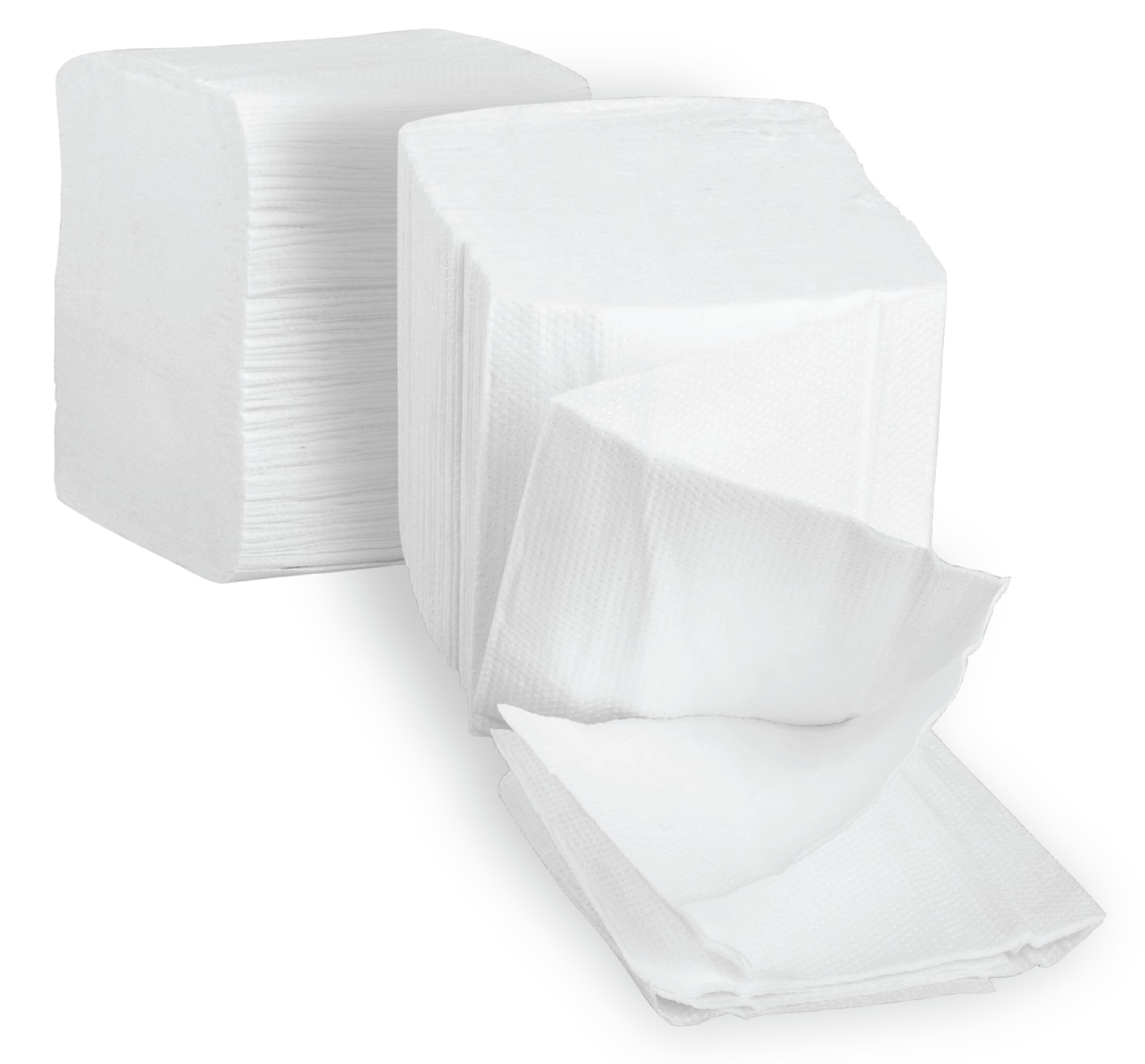 Skládaný toaletní papír Primasoft - 2vrstvý, bílý, 40x250 ks
