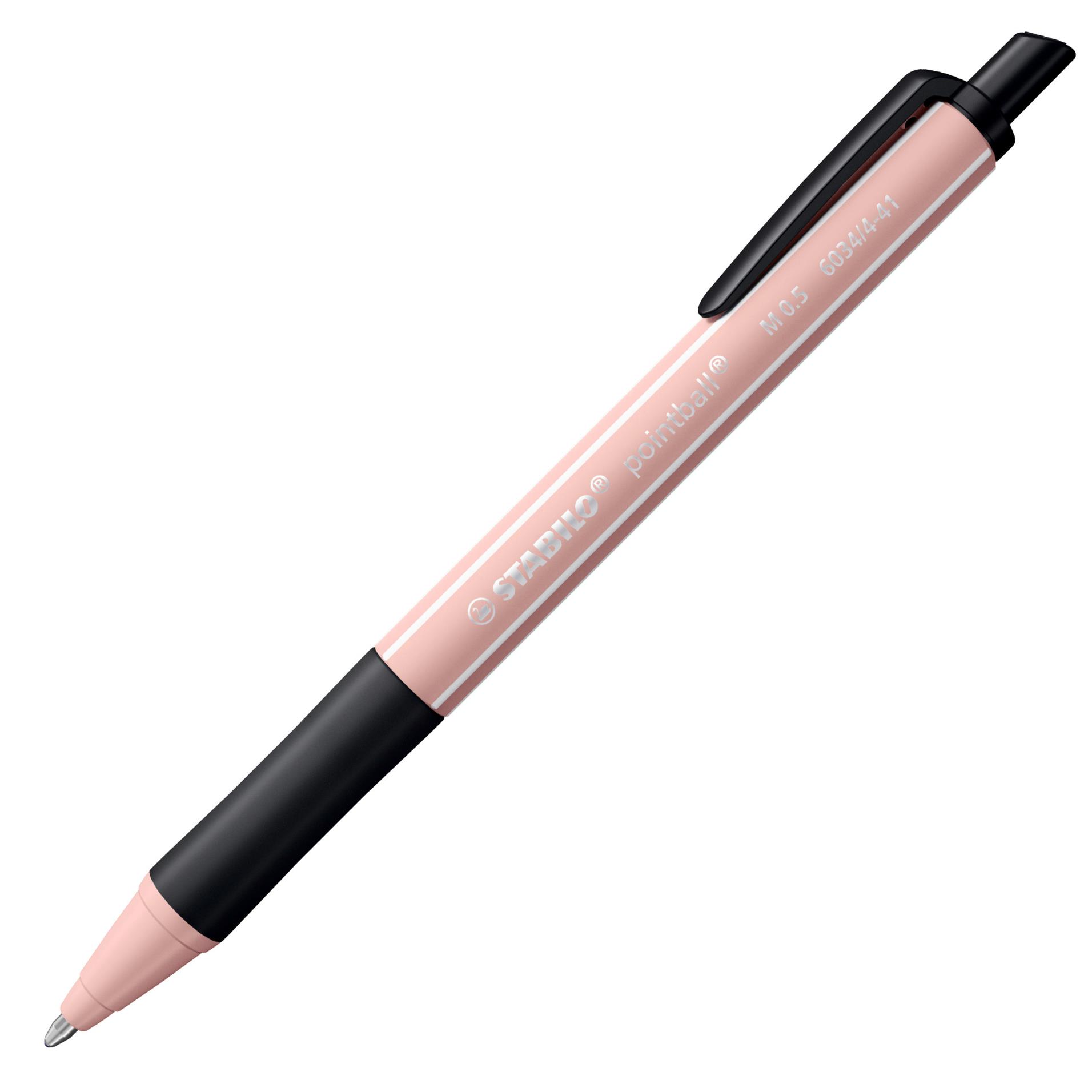 Levně Stabilo pointball NatureCOLORS kuličkové pero pudrově růžové 6034/4-41