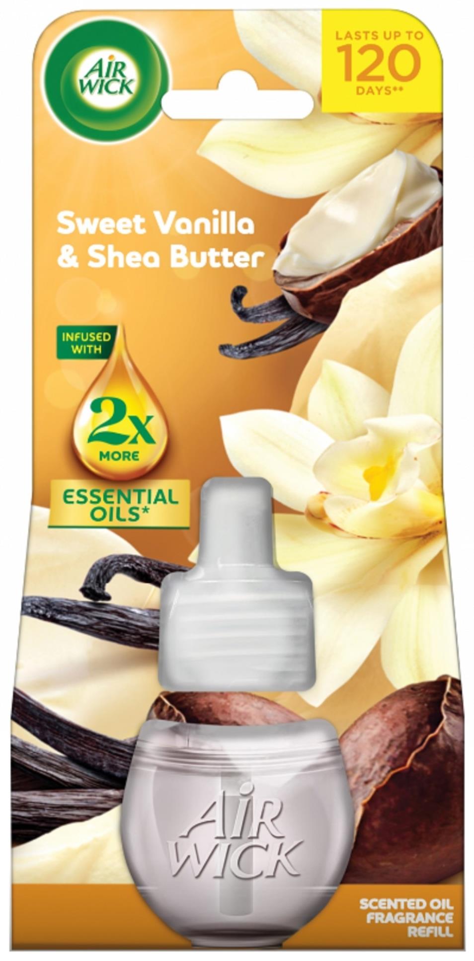 Levně Osvěžovač vzduchu Airwick Electric - náplň, bambucké máslo a vanilka, 19 ml