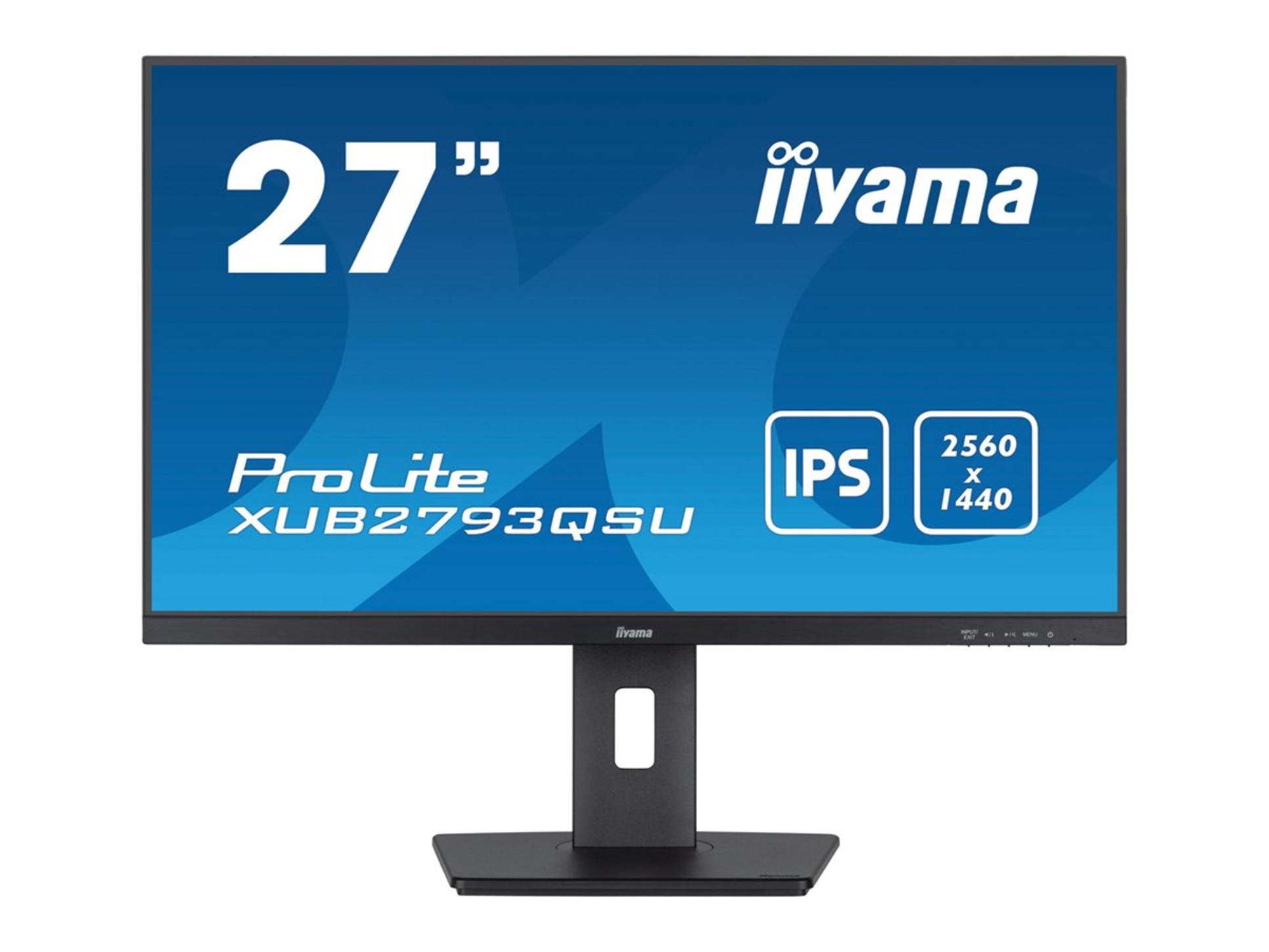 Počítačový monitor iiyama ProLite XUB2793QSU-B7 - 27", Quad HD, 2560 x 1440, repro, matný černý