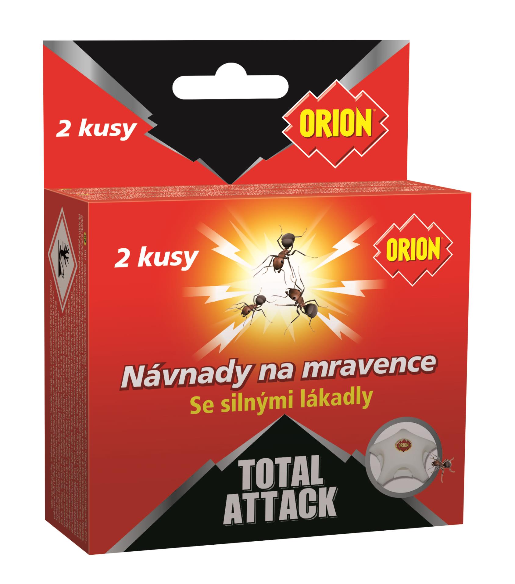 Levně Nástraha na mravence Orion Total Attack - 2 ks
