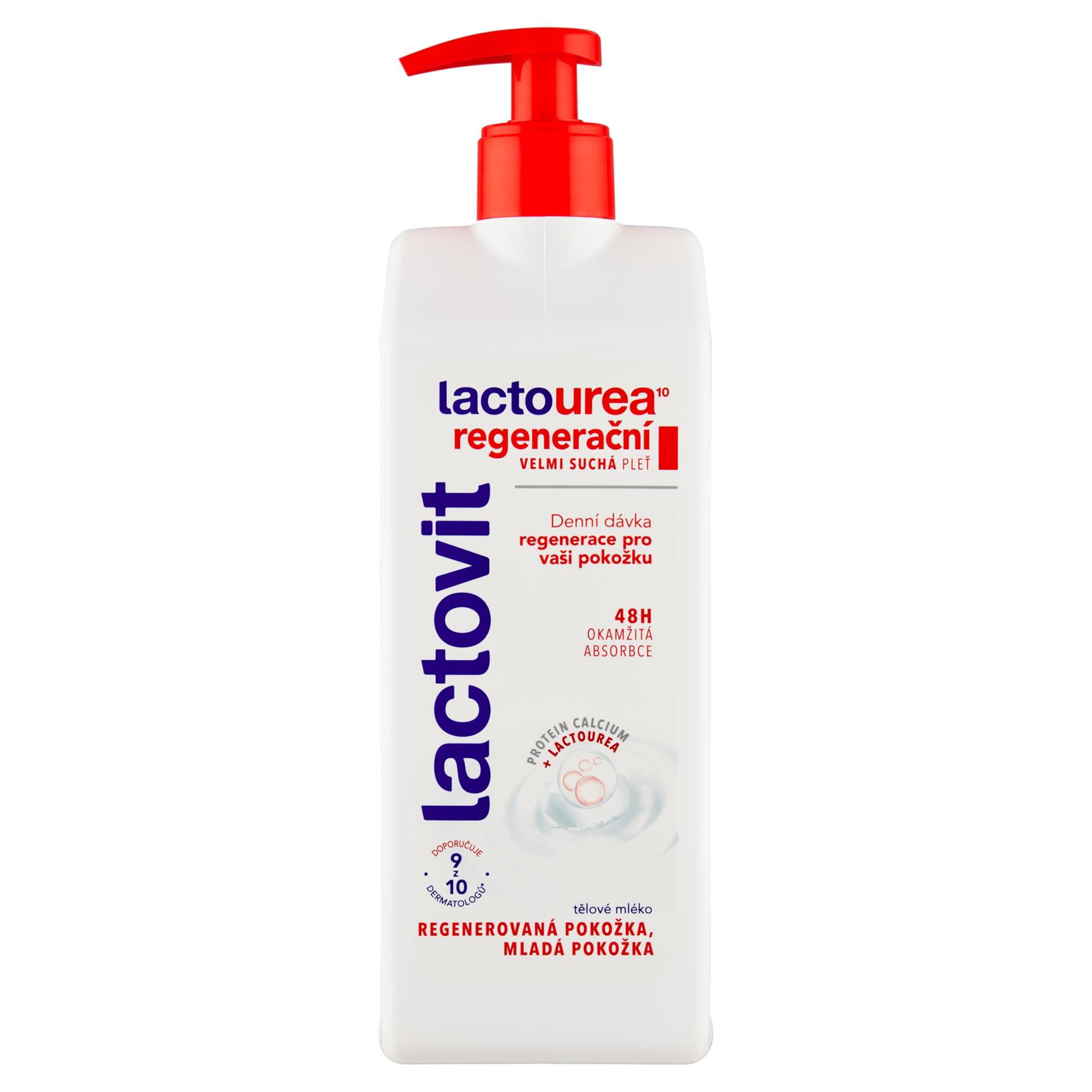 Levně Tělové mléko Lactovit Lactourea-regenerační,400 ml