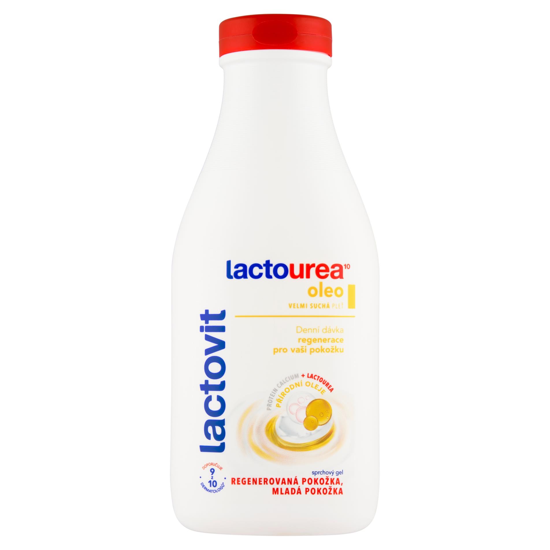 Levně Sprchový gel Lactovit Lactourea Oleo - 500 ml