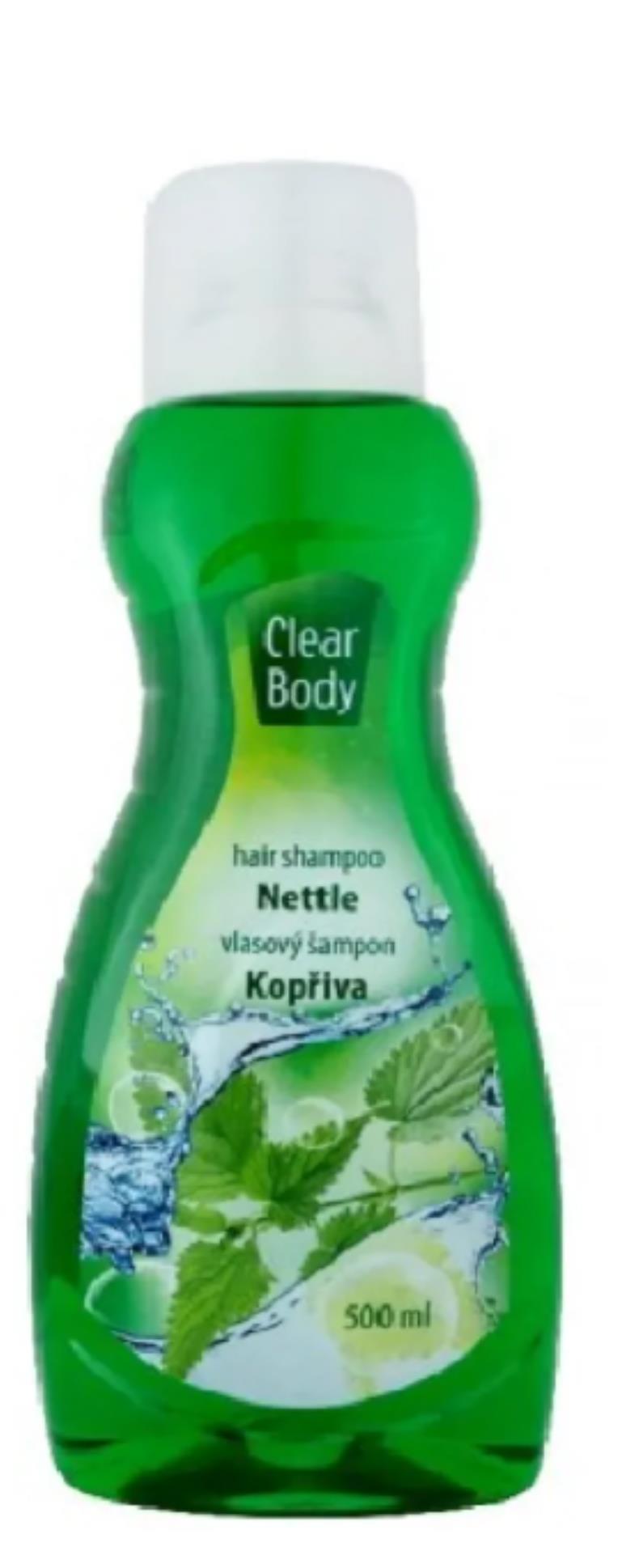 Šampon Clear Body - kopřivový, 500 ml