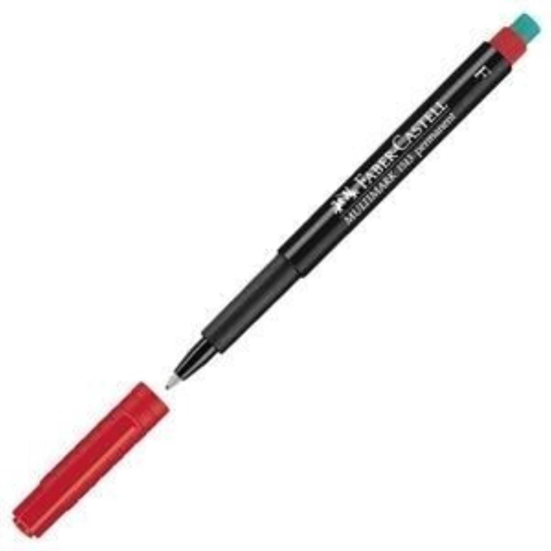 Permanentní popisovač  Faber-Castell Multimark 1513 F - červený