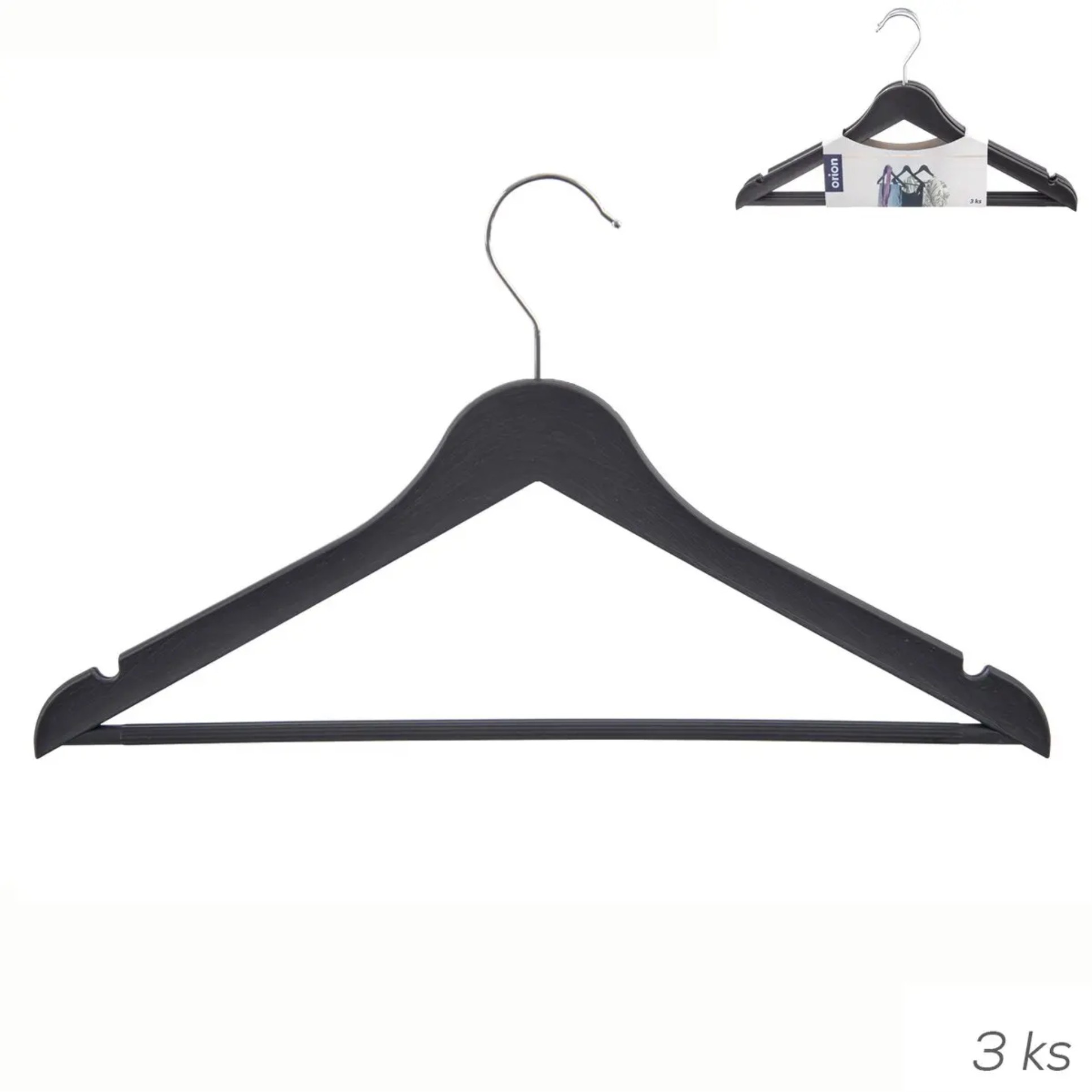 Ramínko UH/kov otočné Elba 3 ks černá - Orion