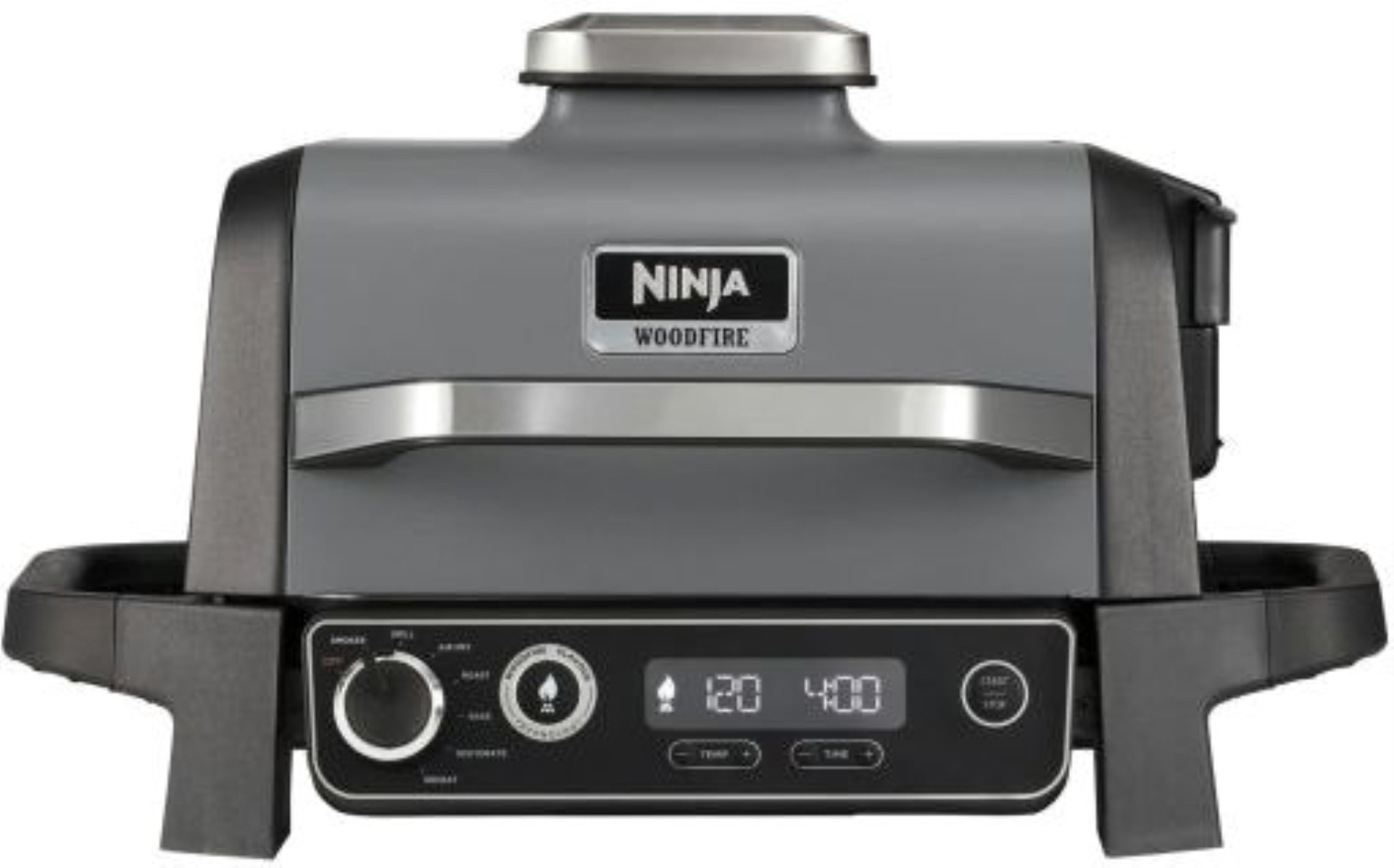 Venkovní elektrický gril Ninja OG701EU Woodfire Grill&amp;Smoker - technologie Woodfire, černý