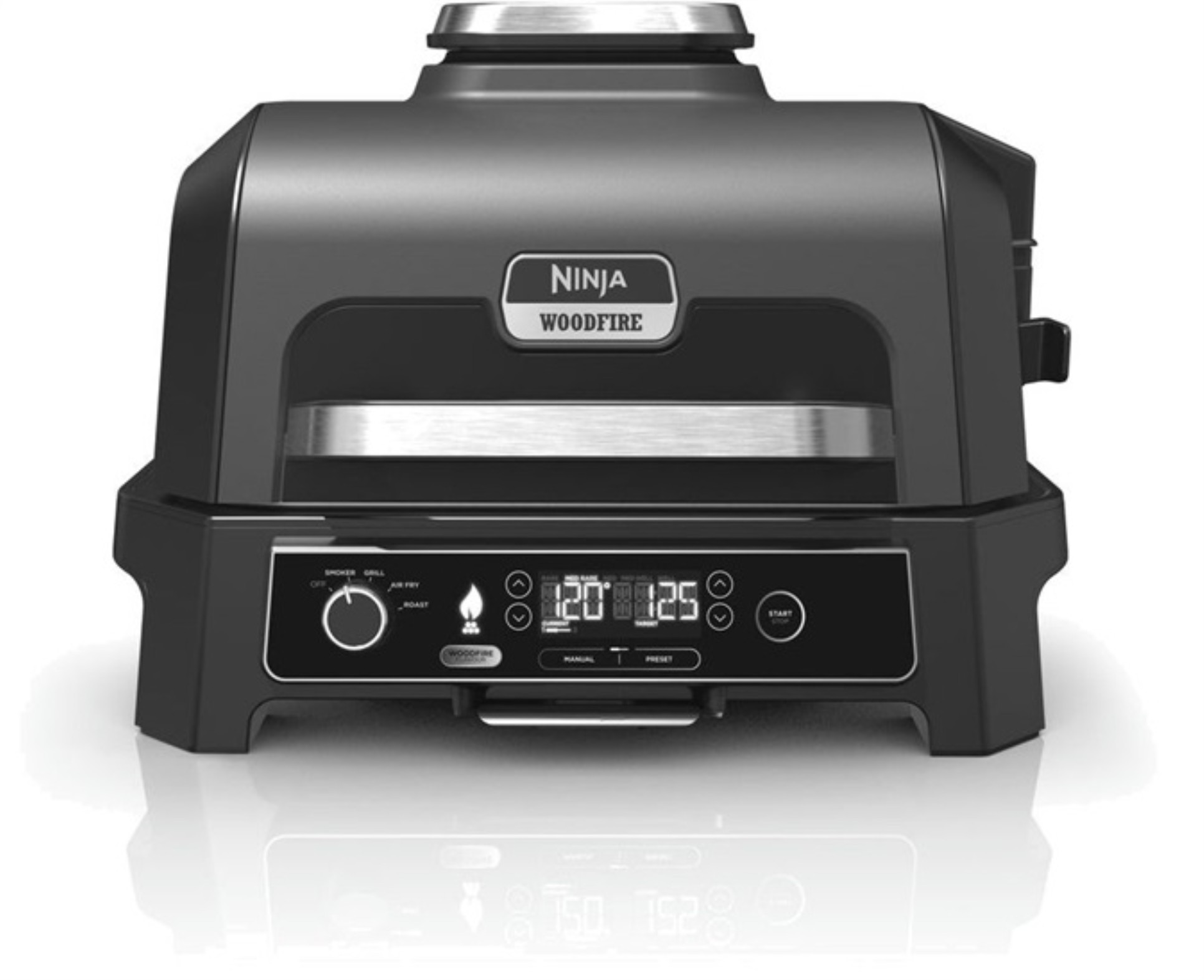 Venkovní elektrický gril Ninja OG850EU Woodfire Pro Grill&amp;Smoker - technologie Woodfire, černý