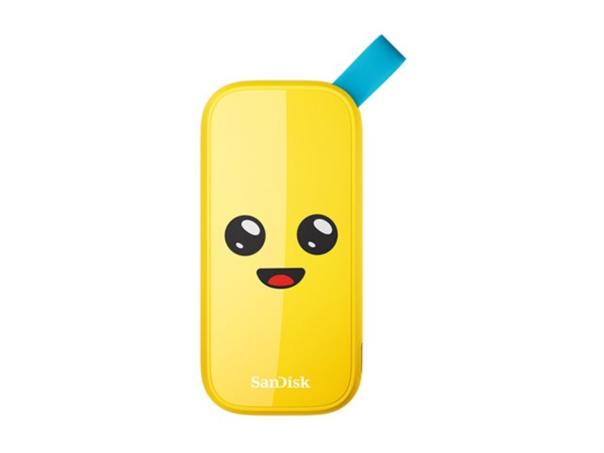 Externí SSD disk SanDisk Fortnite Peely Edition - 2TB, přenosný, USB 3.2 Gen 2, žlutý